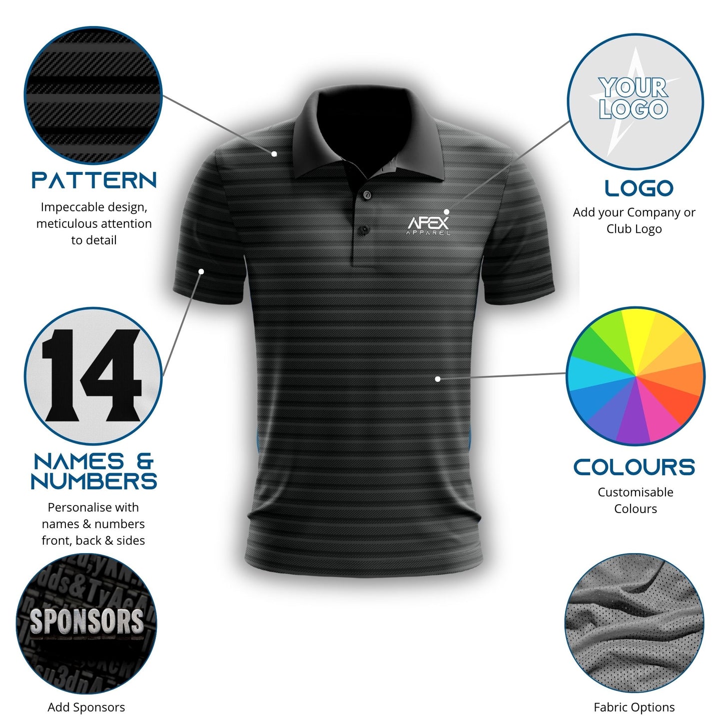004 - Design Your Own Golf Polo Shirt