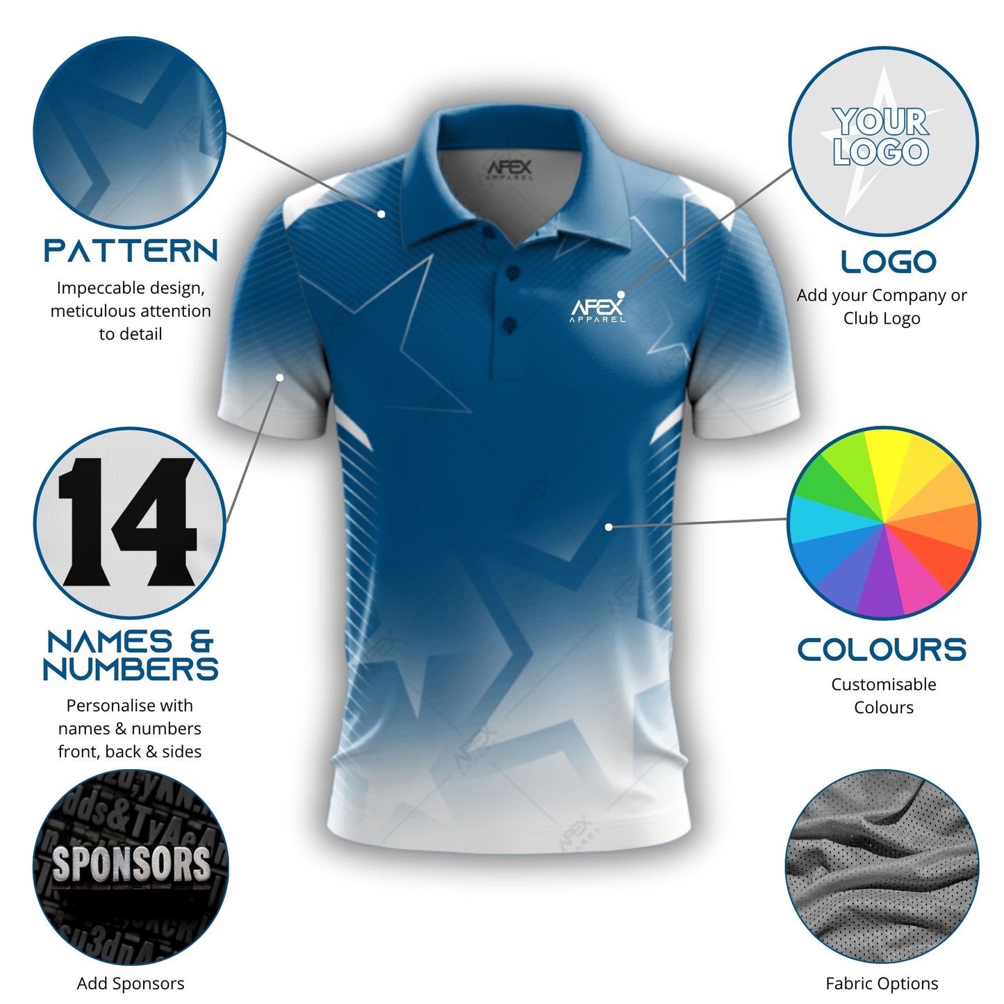 Nova - Design Your Own Polo Shirt