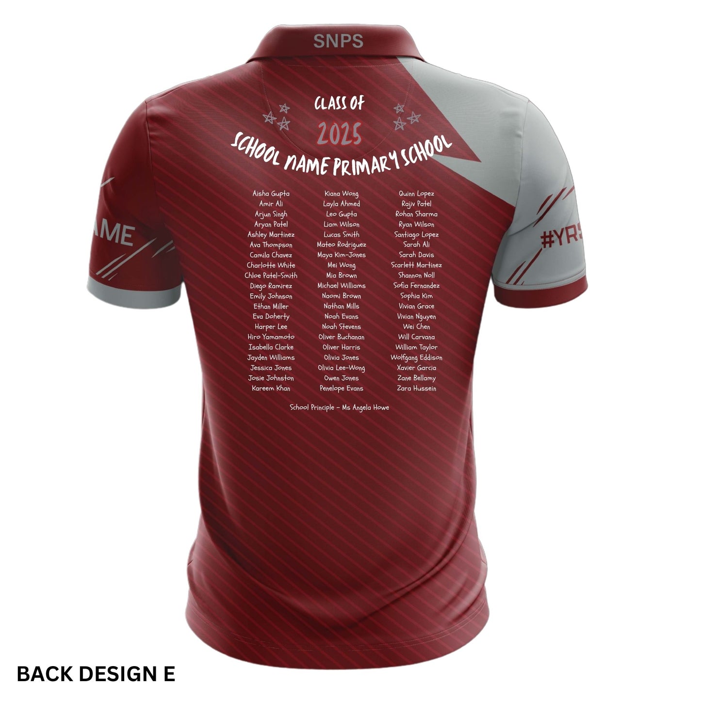 Traditional Year 6 School Leavers Polo Shirt - Tempo