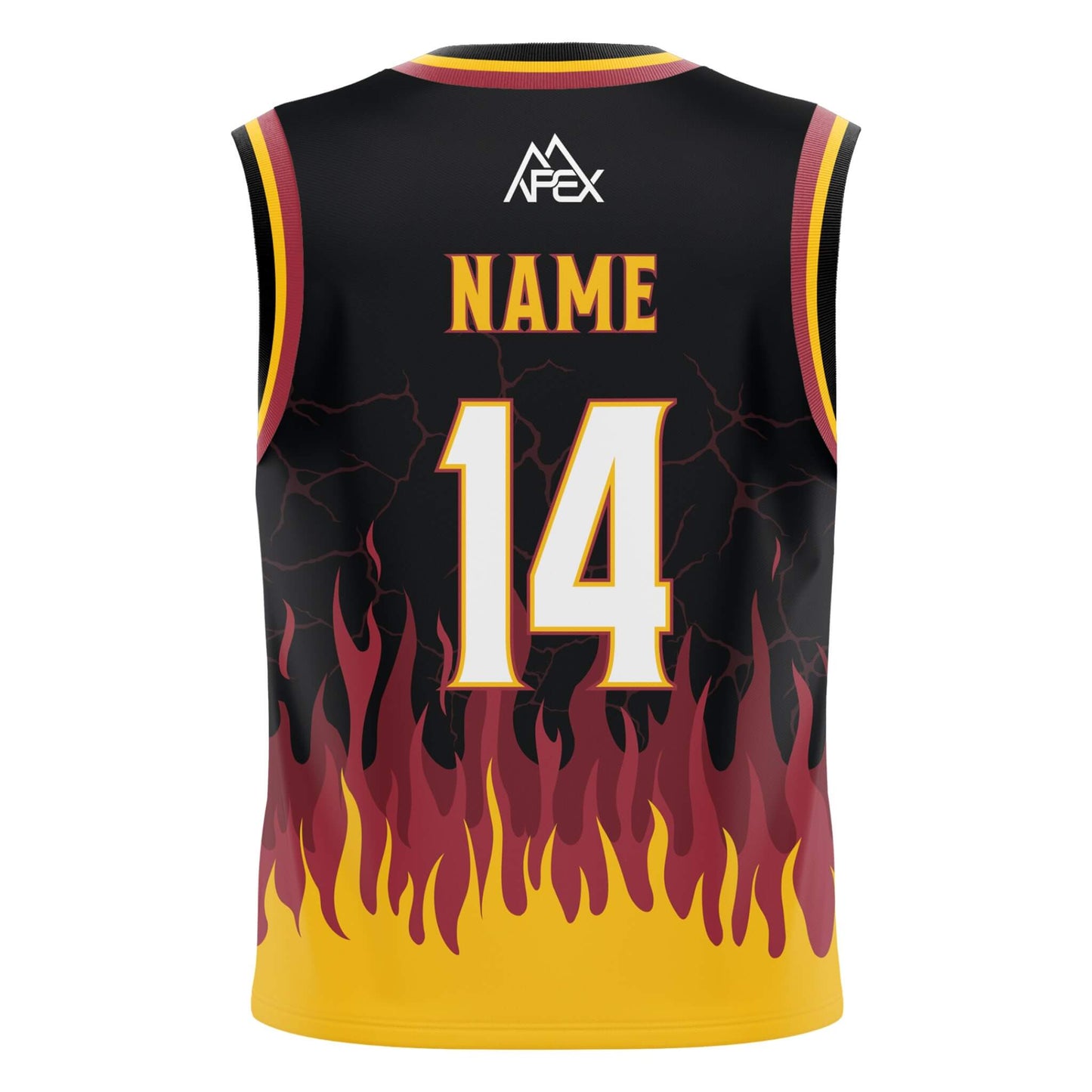 Custom Basketball Jersey - Inferno