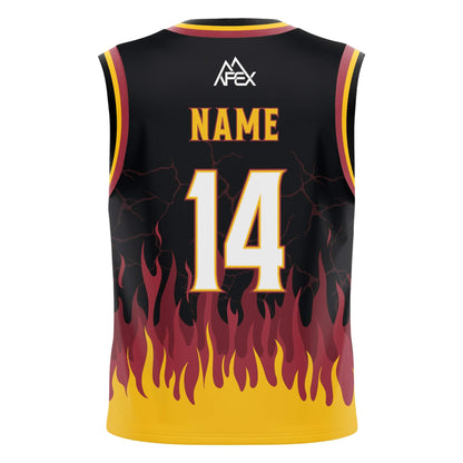 Custom Basketball Jersey - Inferno