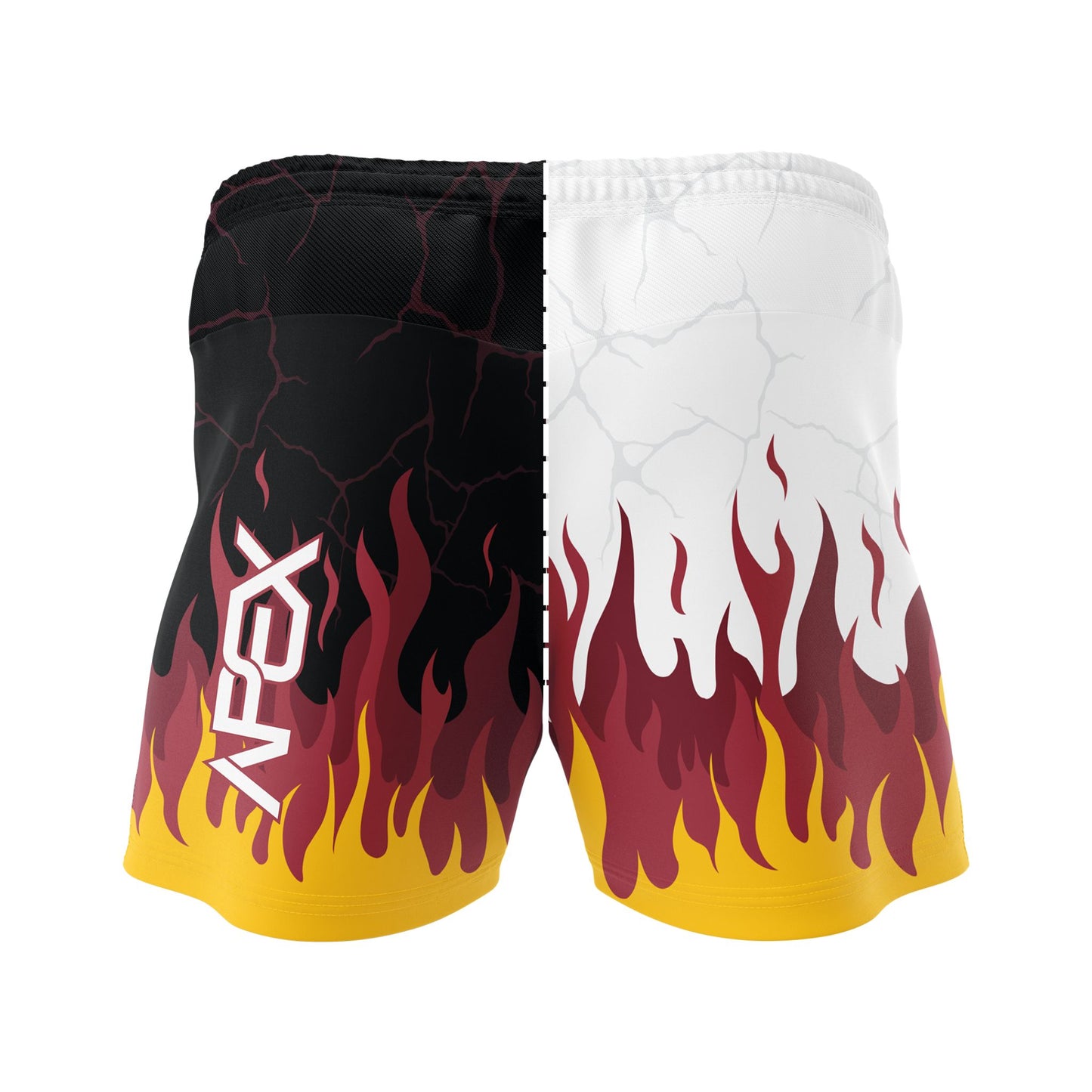 Custom Basketball Reversible Training Shorts - Inferno