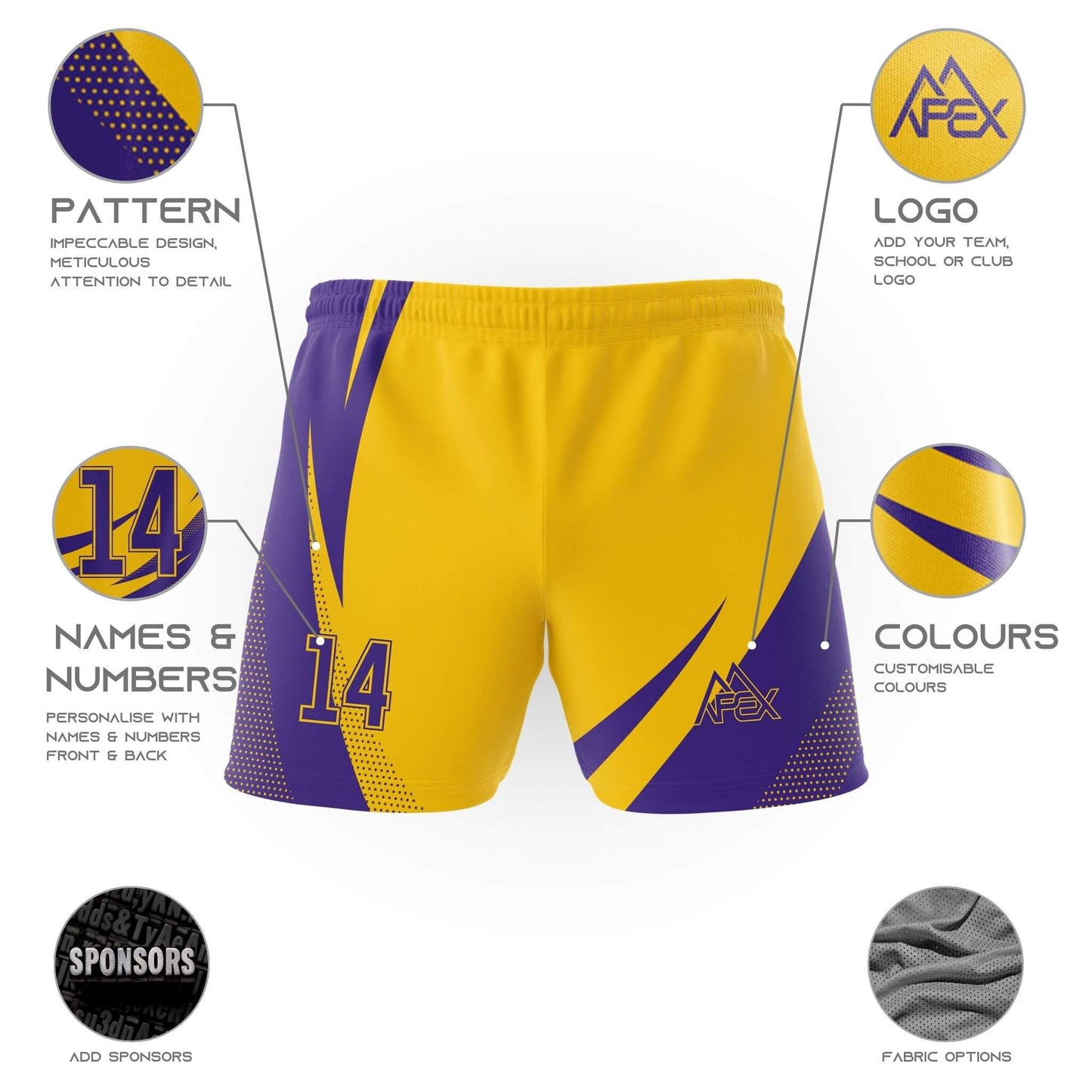 Custom Basketball Training Shorts - Blaze