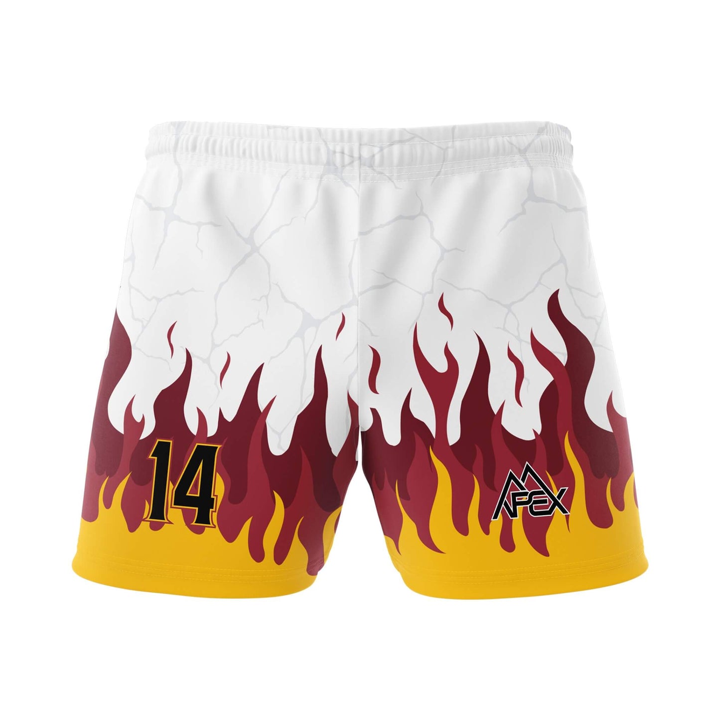 Custom Basketball Reversible Training Shorts - Inferno