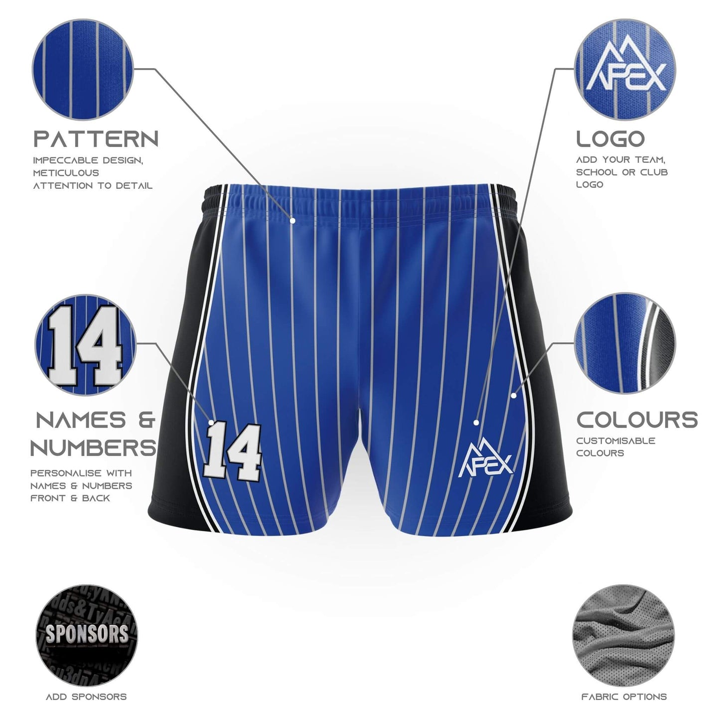 Custom Basketball Training Shorts - Stealth