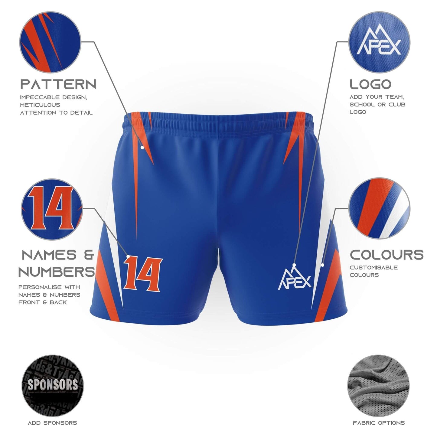 Custom Basketball Reversible Training Shorts - Surge