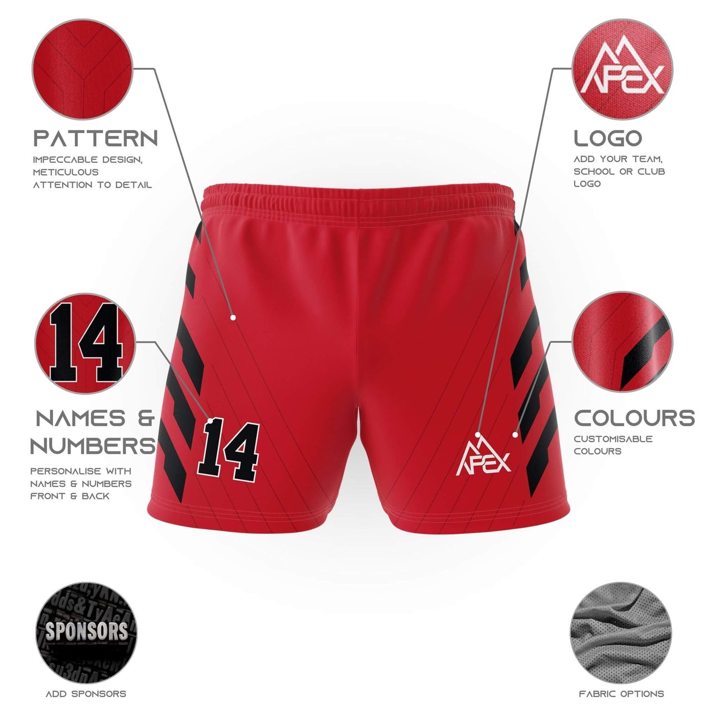 Custom Basketball Reversible Training Shorts - Zenith