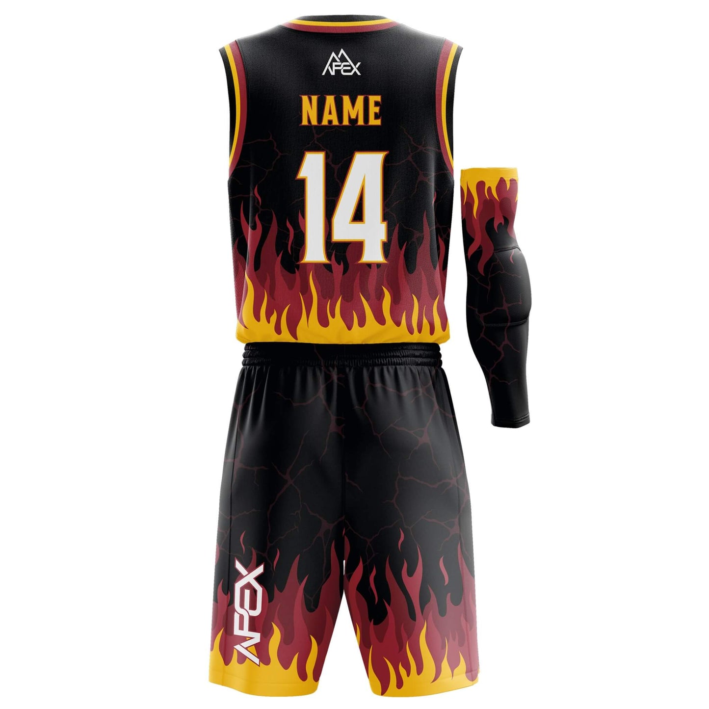 Custom Basketball Uniform - Inferno