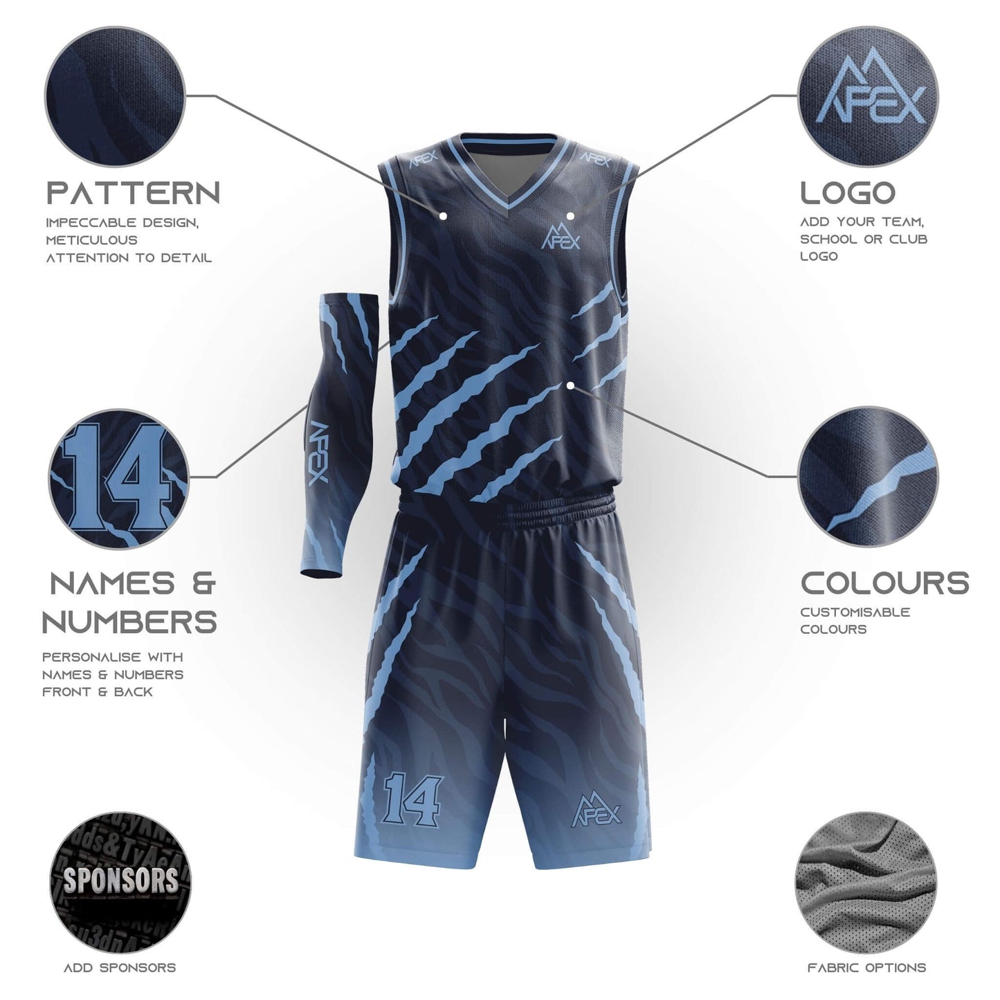Custom Basketball Uniform - Prowl
