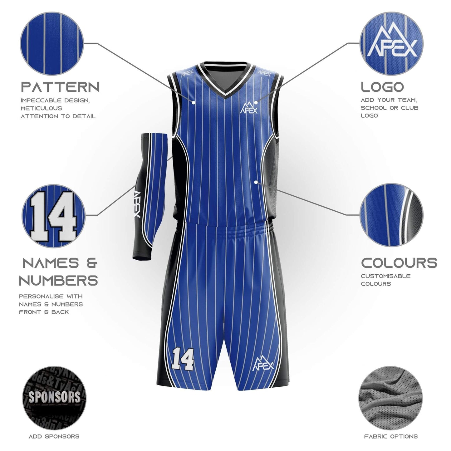 Custom Basketball Uniform - Stealth