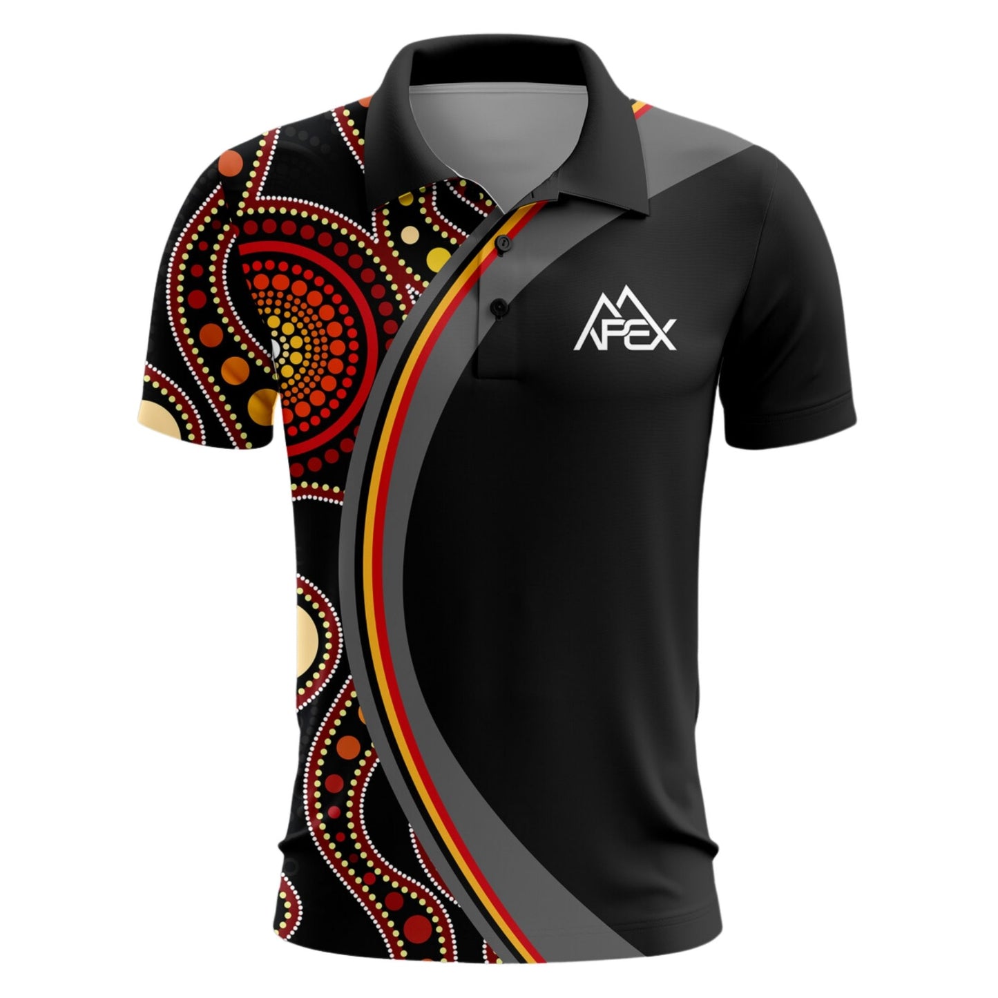 Custom Polo Shirt - Indigenous 001