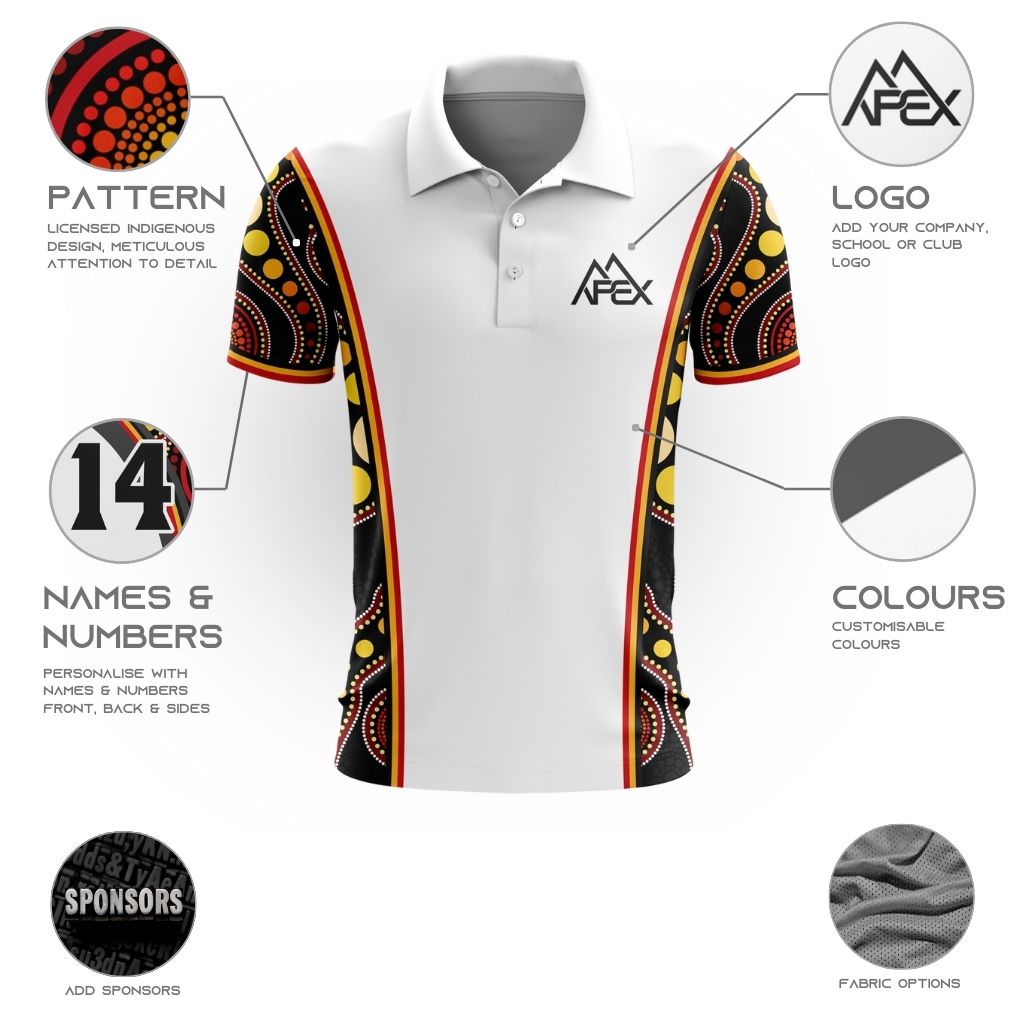 Custom Polo Shirt - Indigenous 003