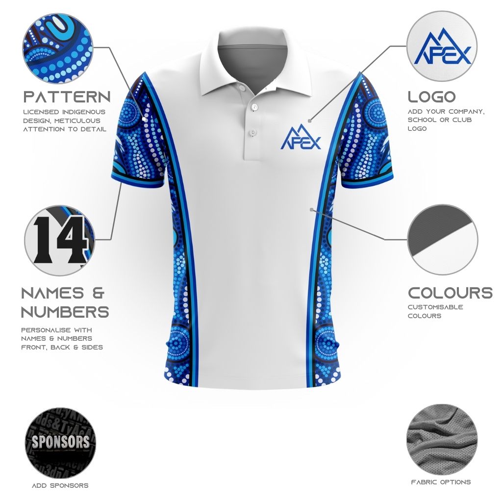 Indigenous 004 - Design Your Own Polo Shirt