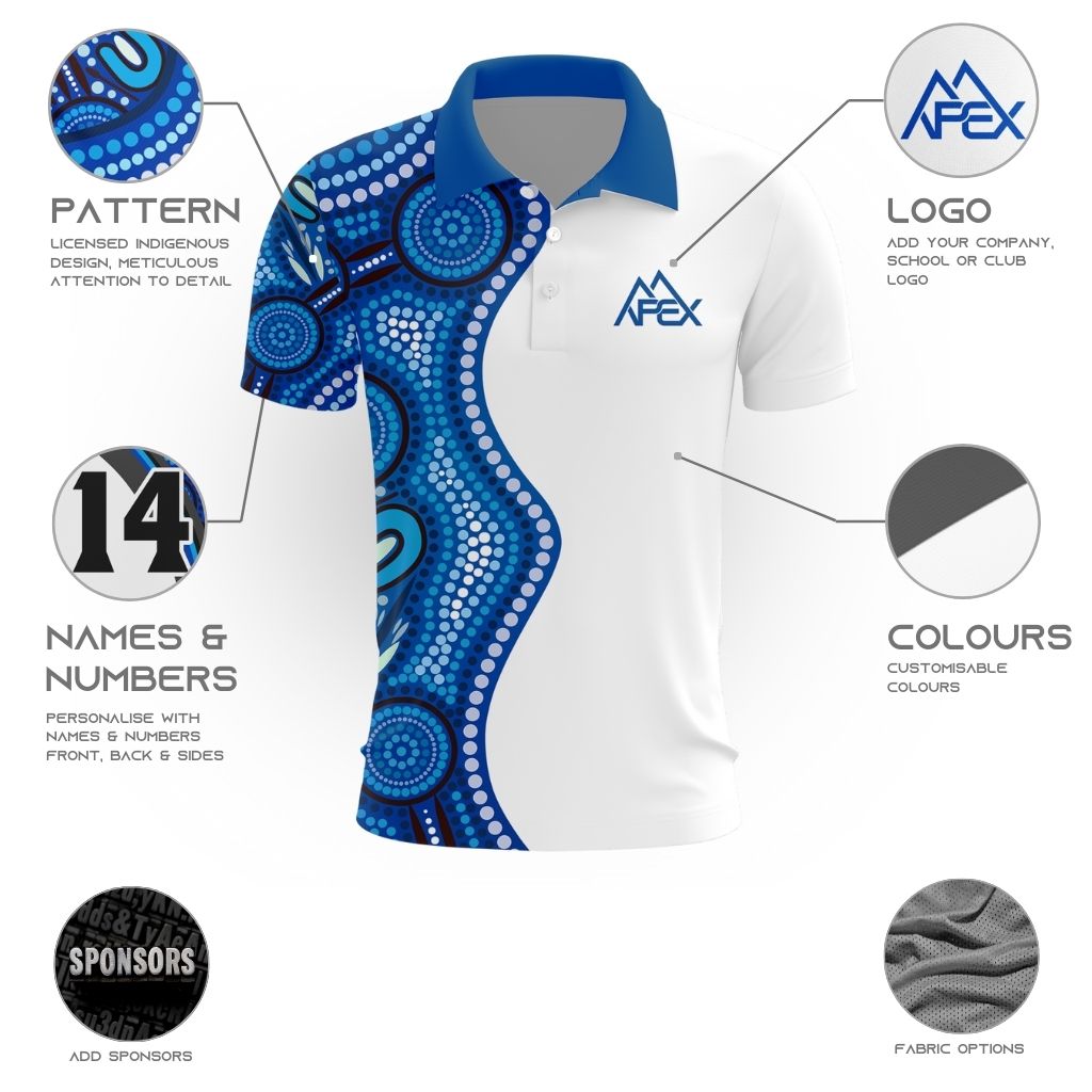 Indigenous 010 - Design Your Own Polo Shirt