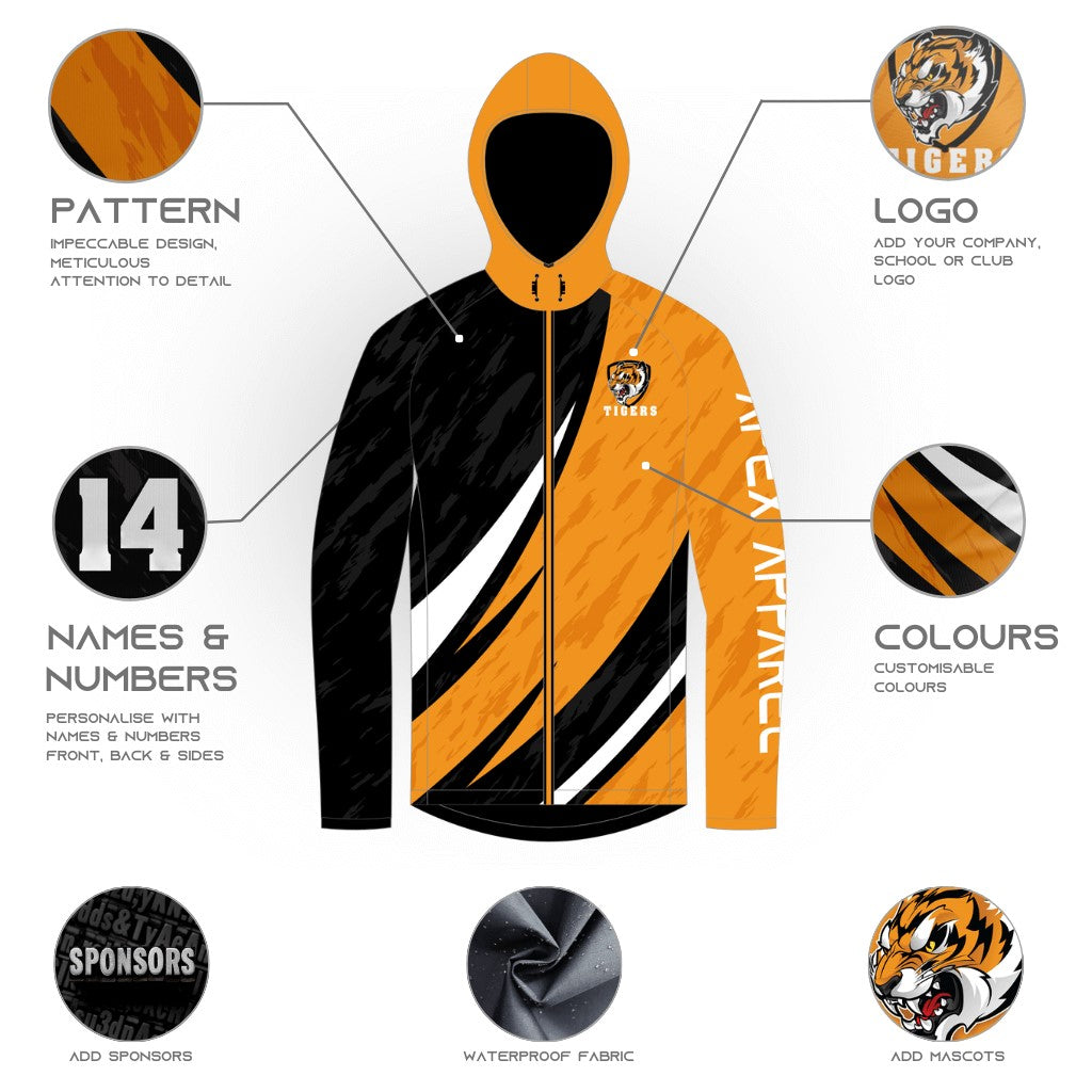 Custom Rain Jacket - Blaze
