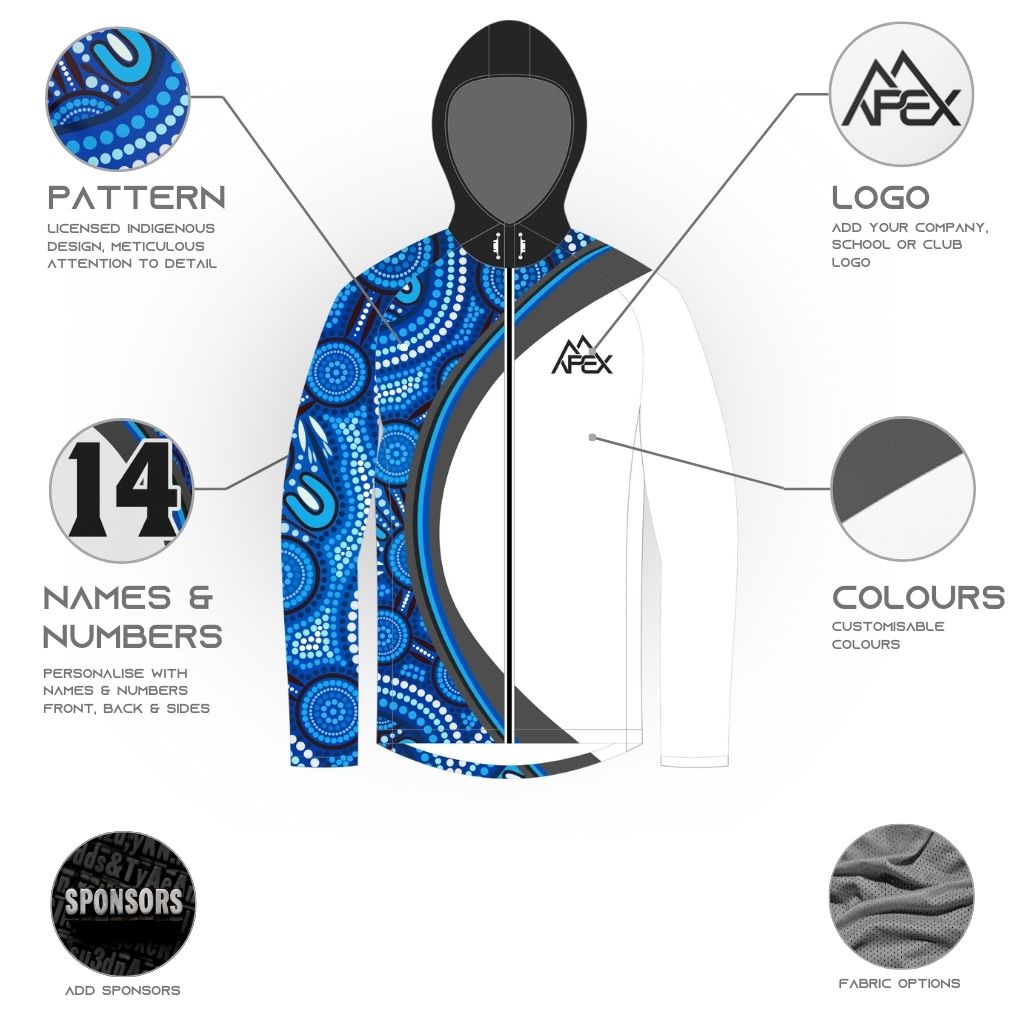 Custom Rain Jacket - Indigenous 002