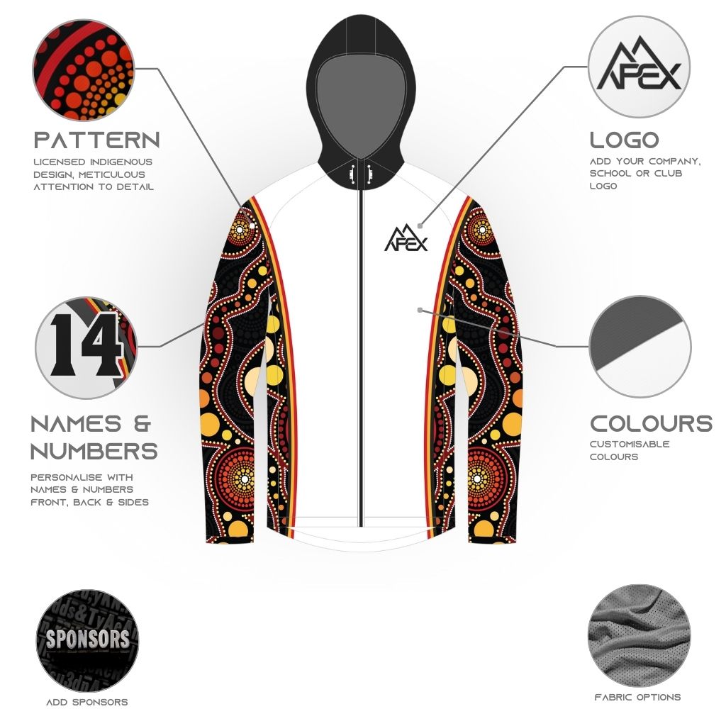 Custom Rain Jacket - Indigenous 003