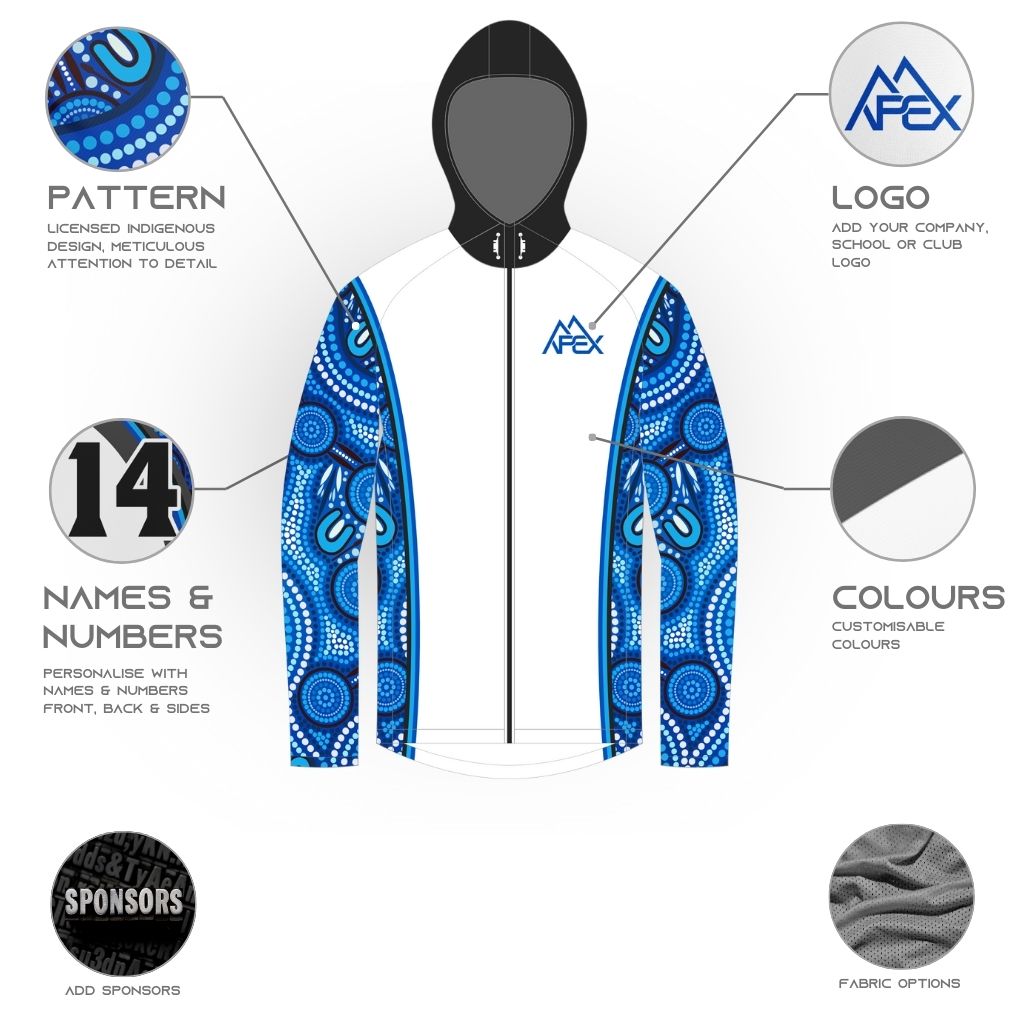 Custom Rain Jacket - Indigenous 004