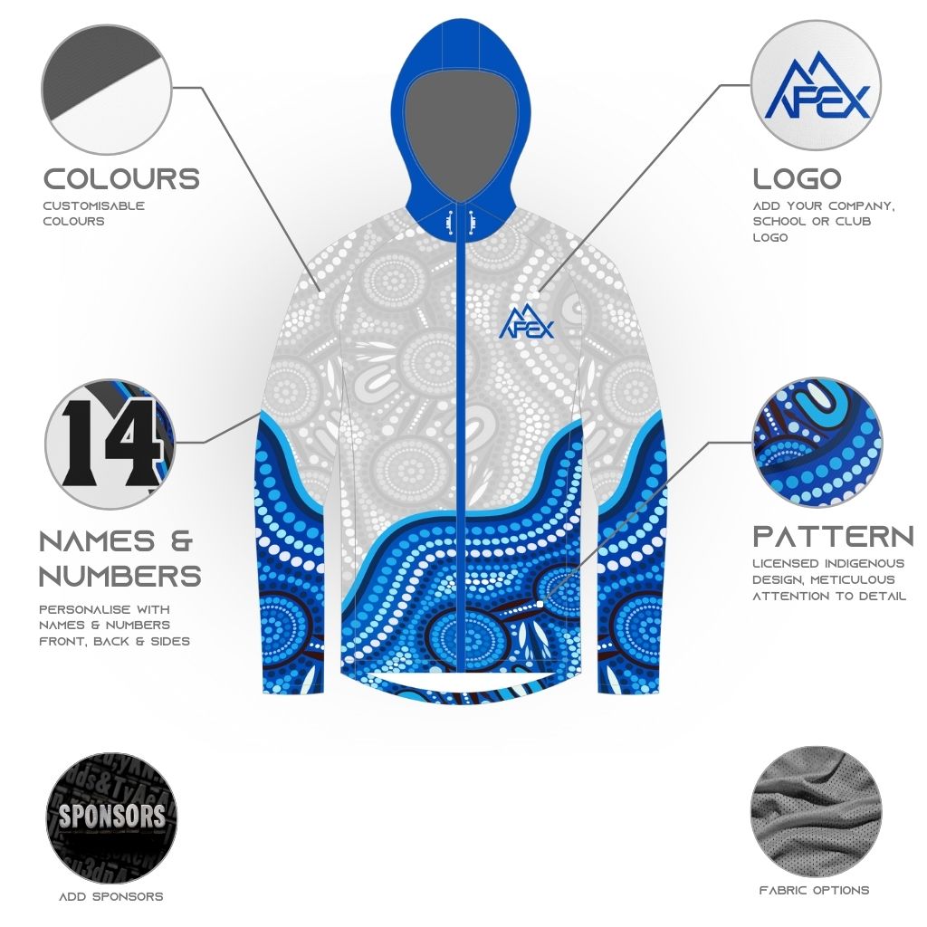 Custom Rain Jacket - Indigenous 008