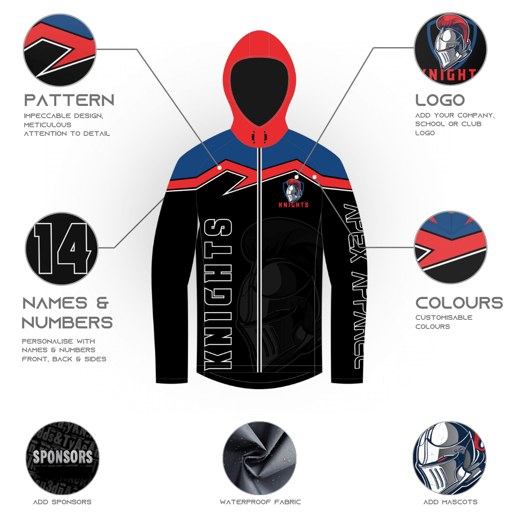 Custom Rain Jacket - Pulse