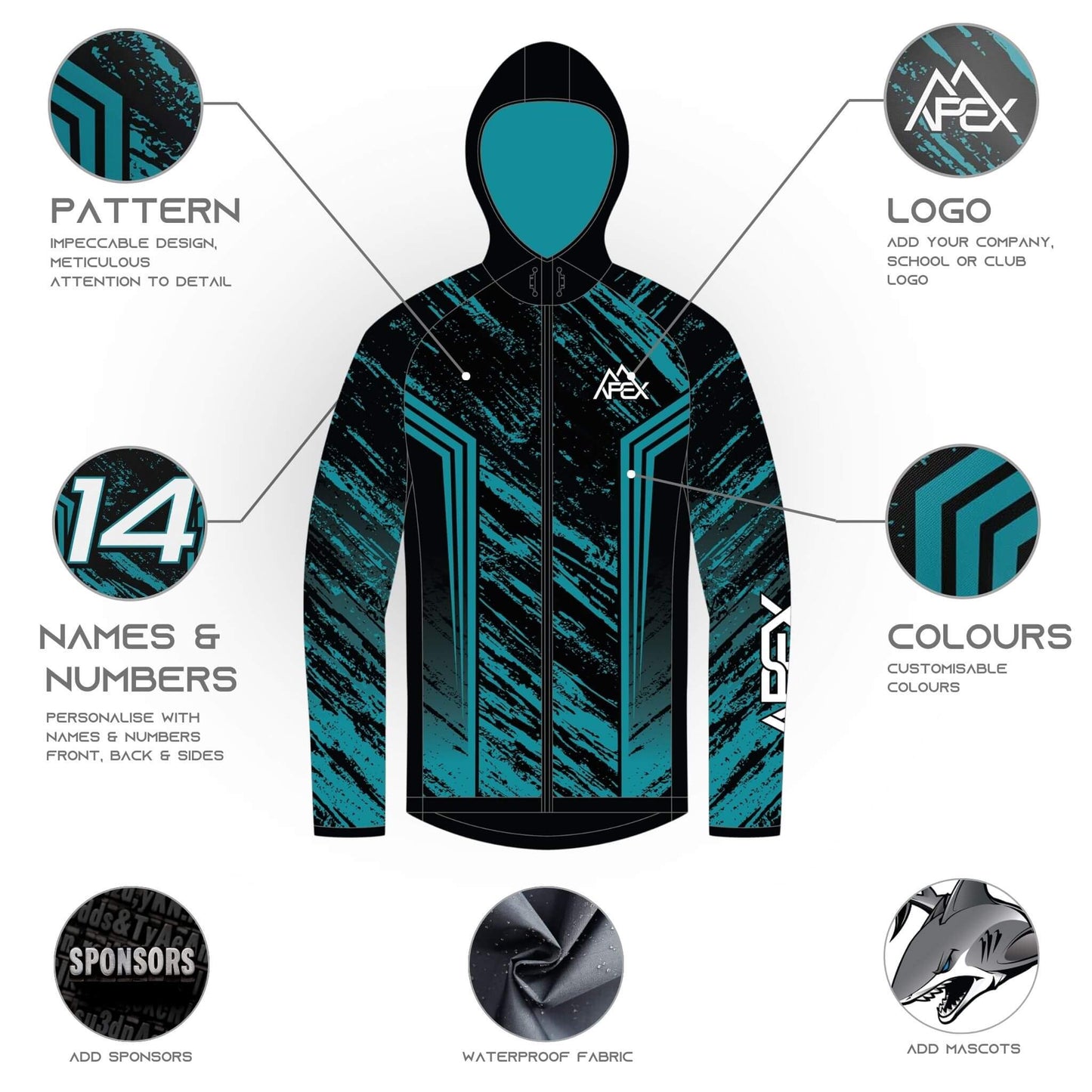 Custom Rain Jacket - Swift
