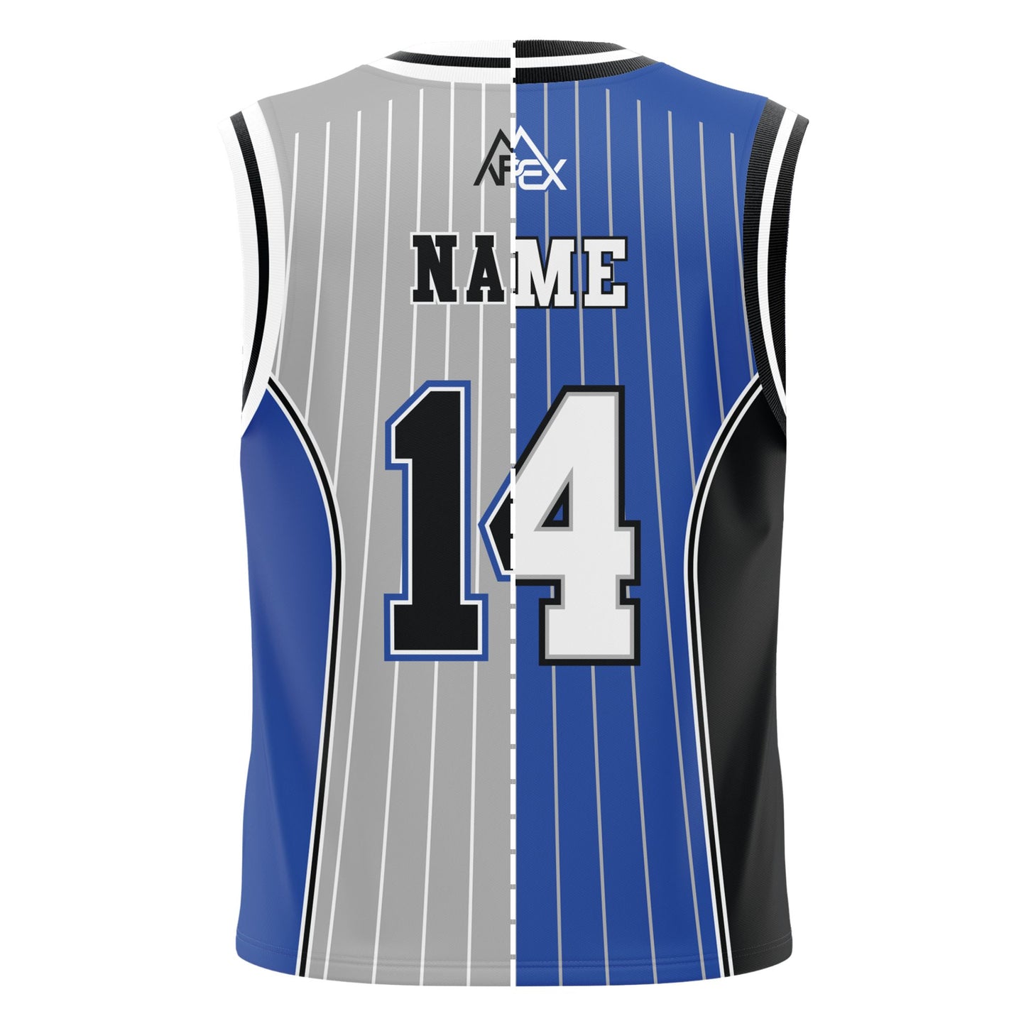 Custom Reversible Basketball Jersey - Stealth