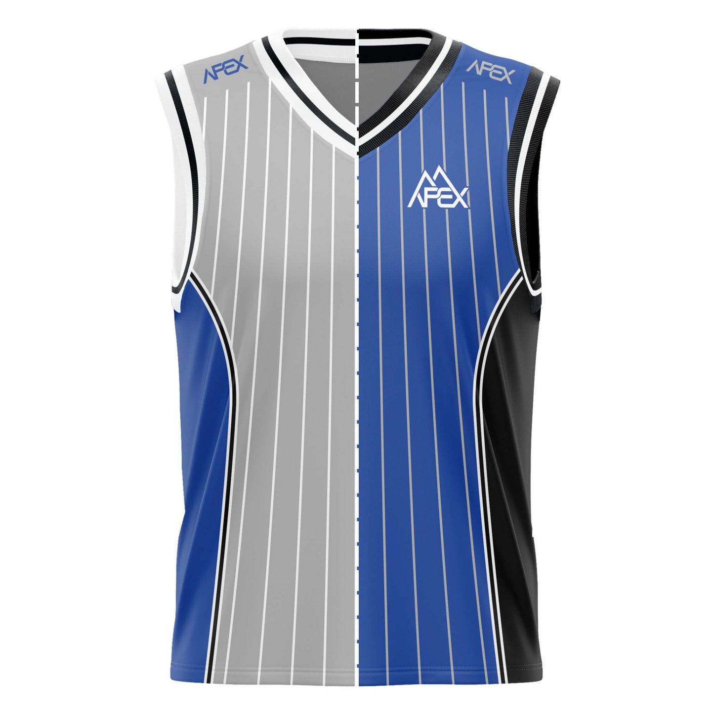 Custom Reversible Basketball Jersey - Stealth