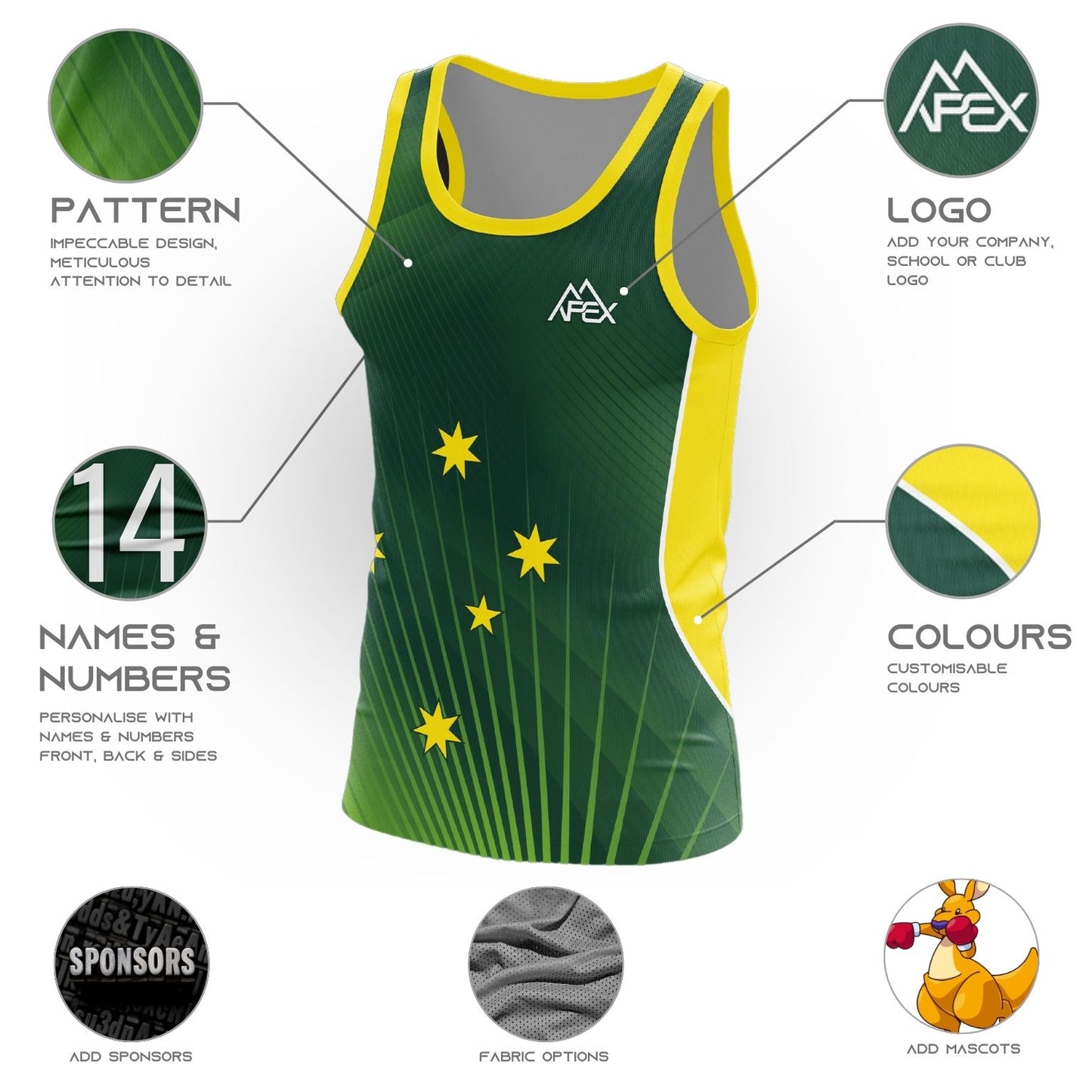 Custom Singlet - Flare