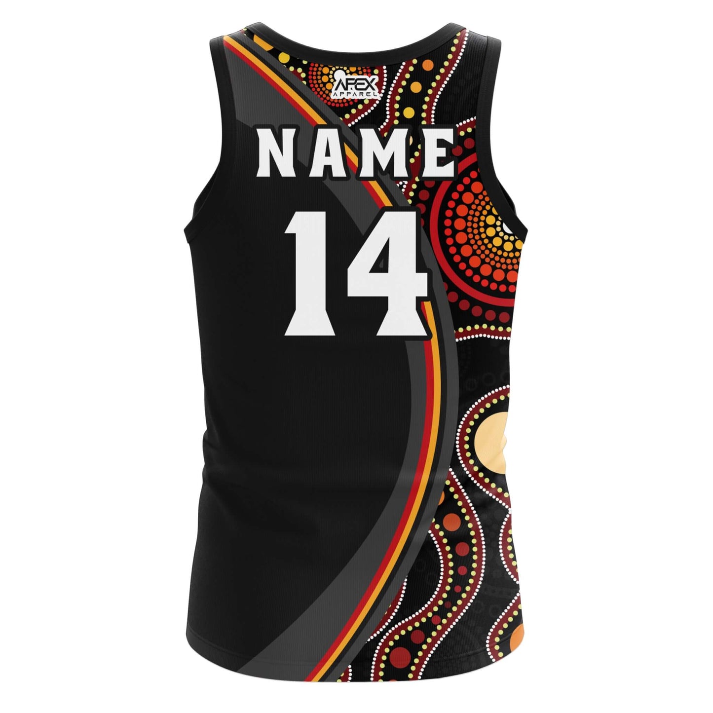Custom Singlet - Indigenous 001