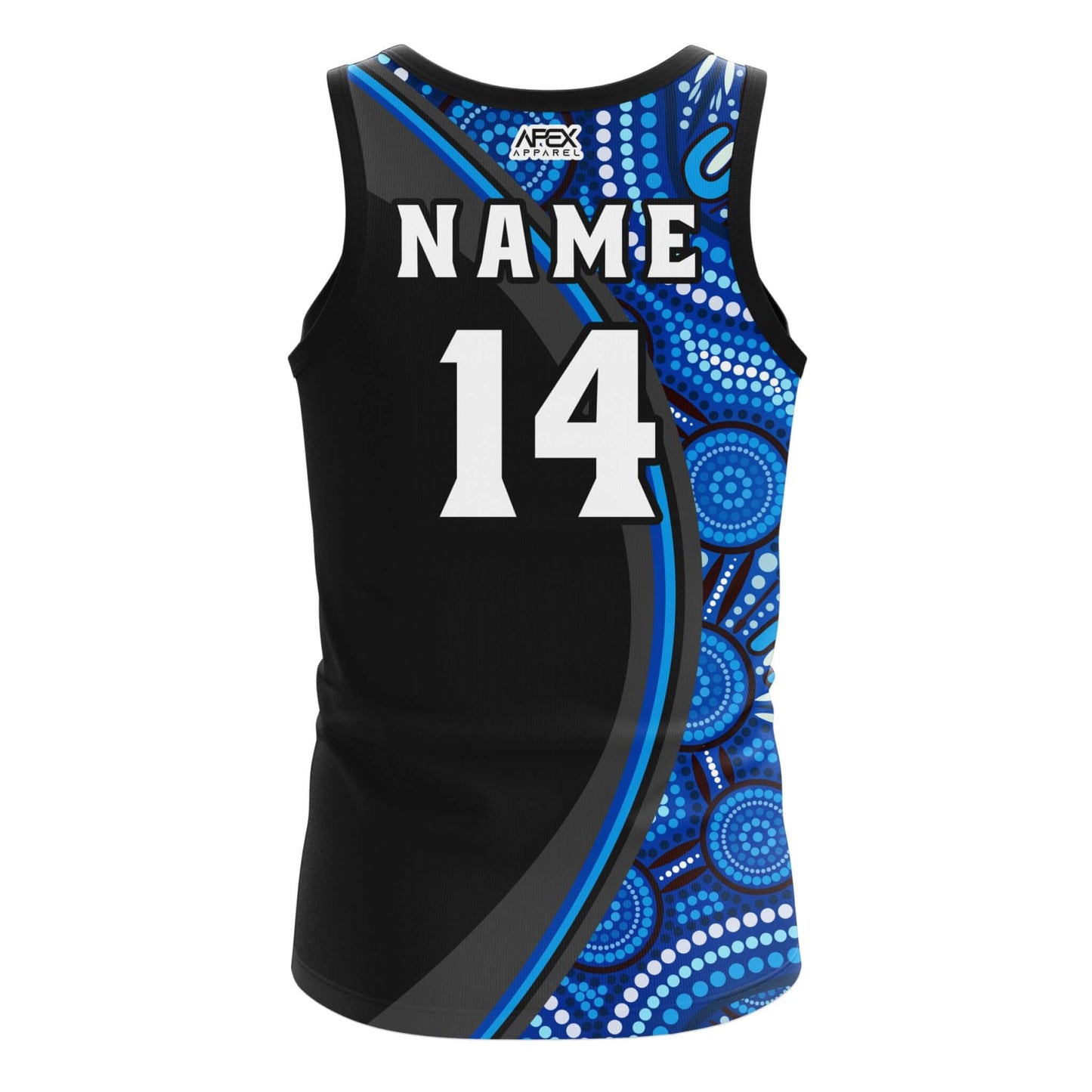 Custom Singlet - Indigenous 002