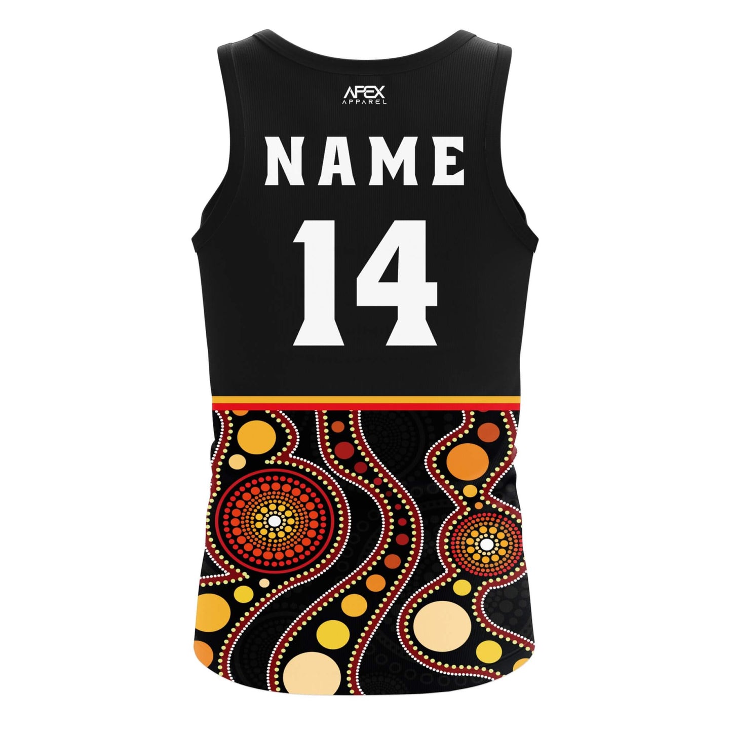Custom Singlet - Indigenous 005