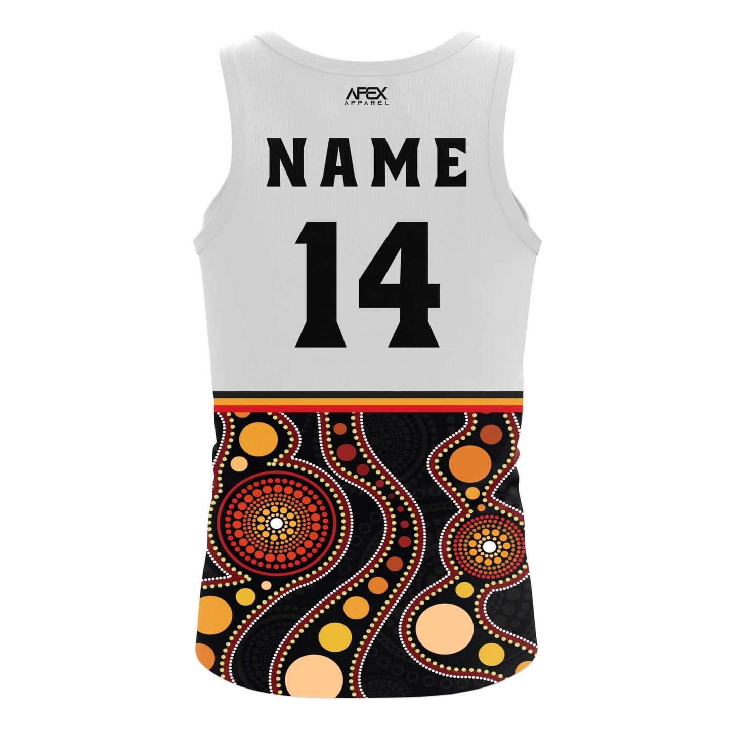 Custom Singlet - Indigenous 005