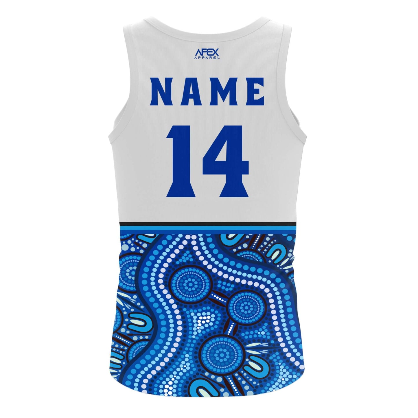 Custom Singlet - Indigenous 006