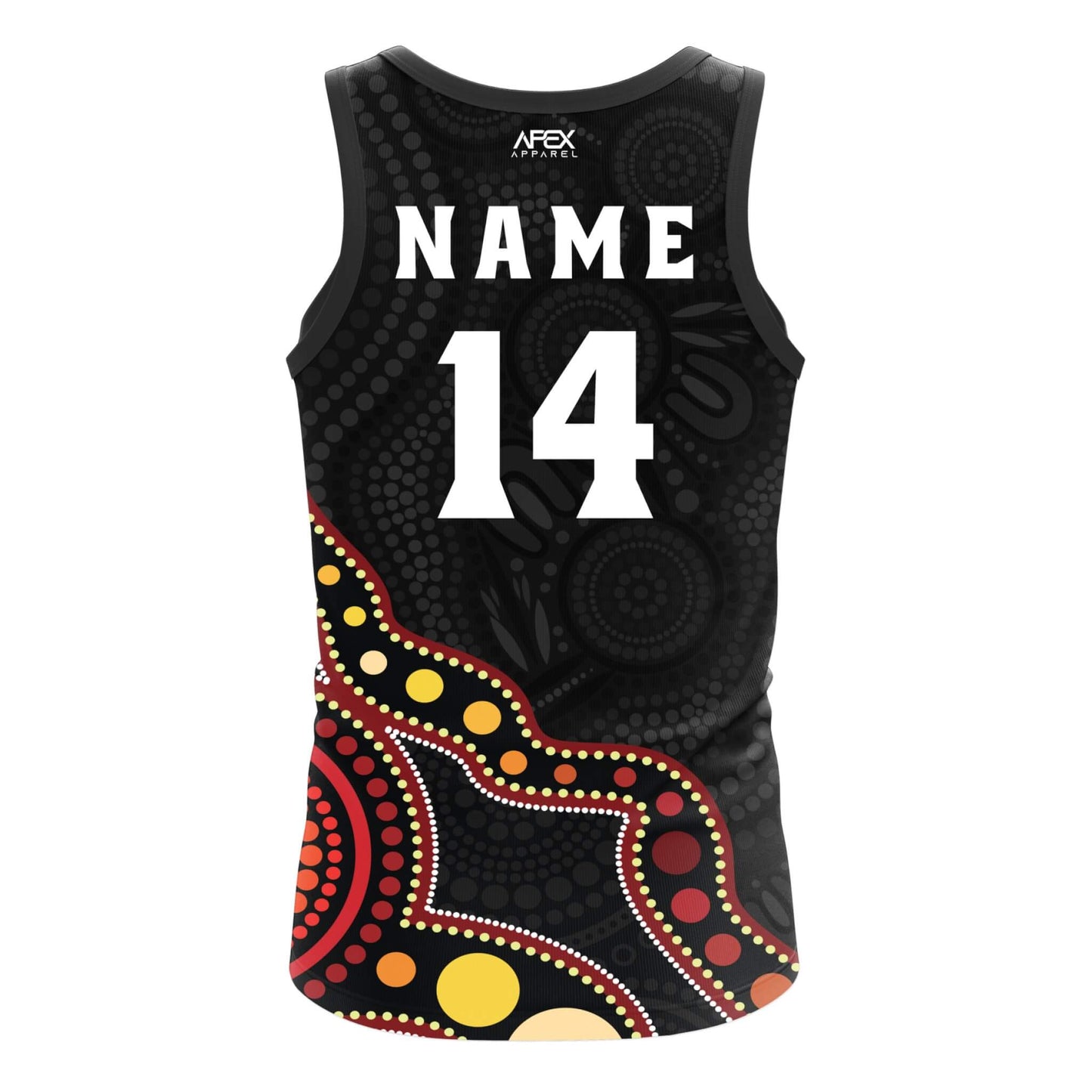 Custom Singlet - Indigenous 007