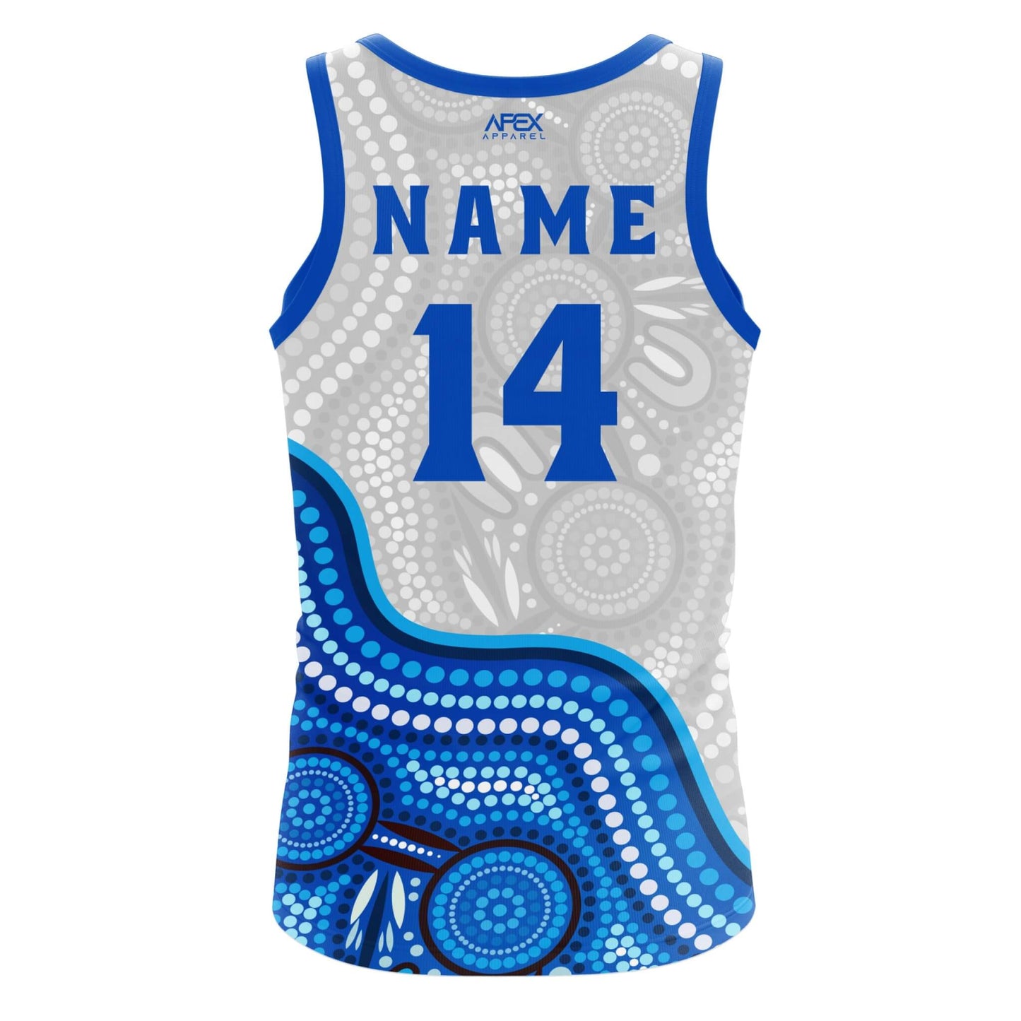 Custom Singlet - Indigenous 008