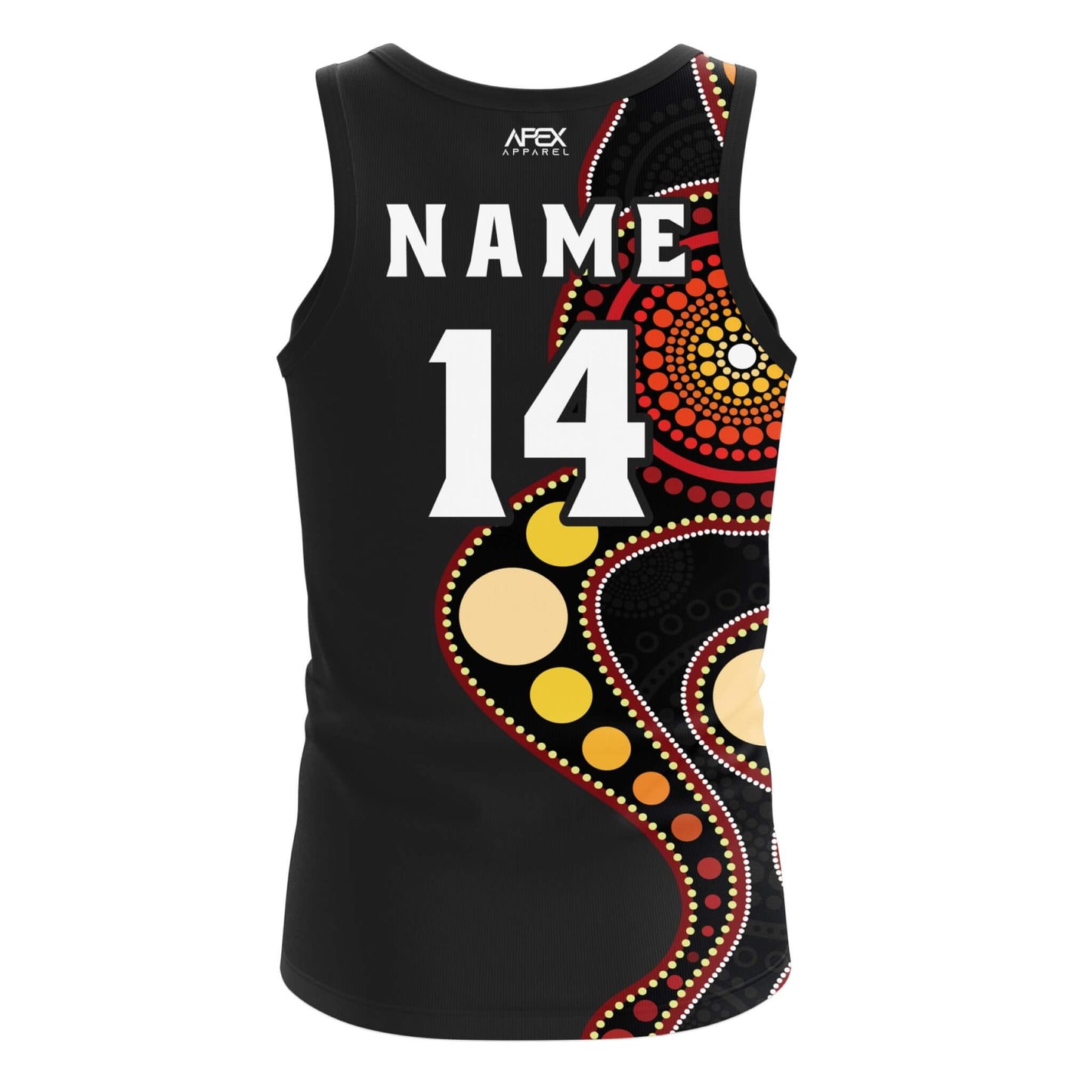 Custom Singlet - Indigenous 009