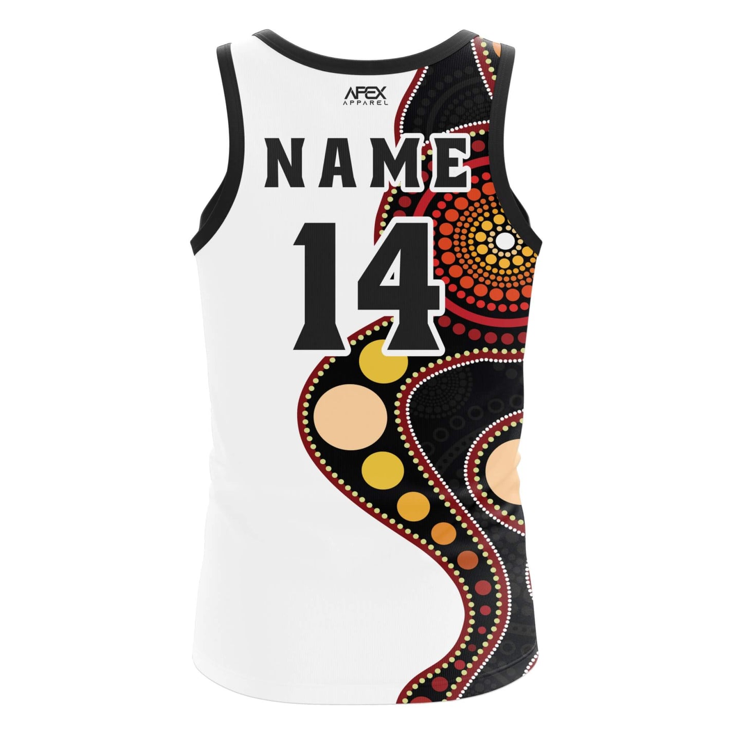 Custom Singlet - Indigenous 009