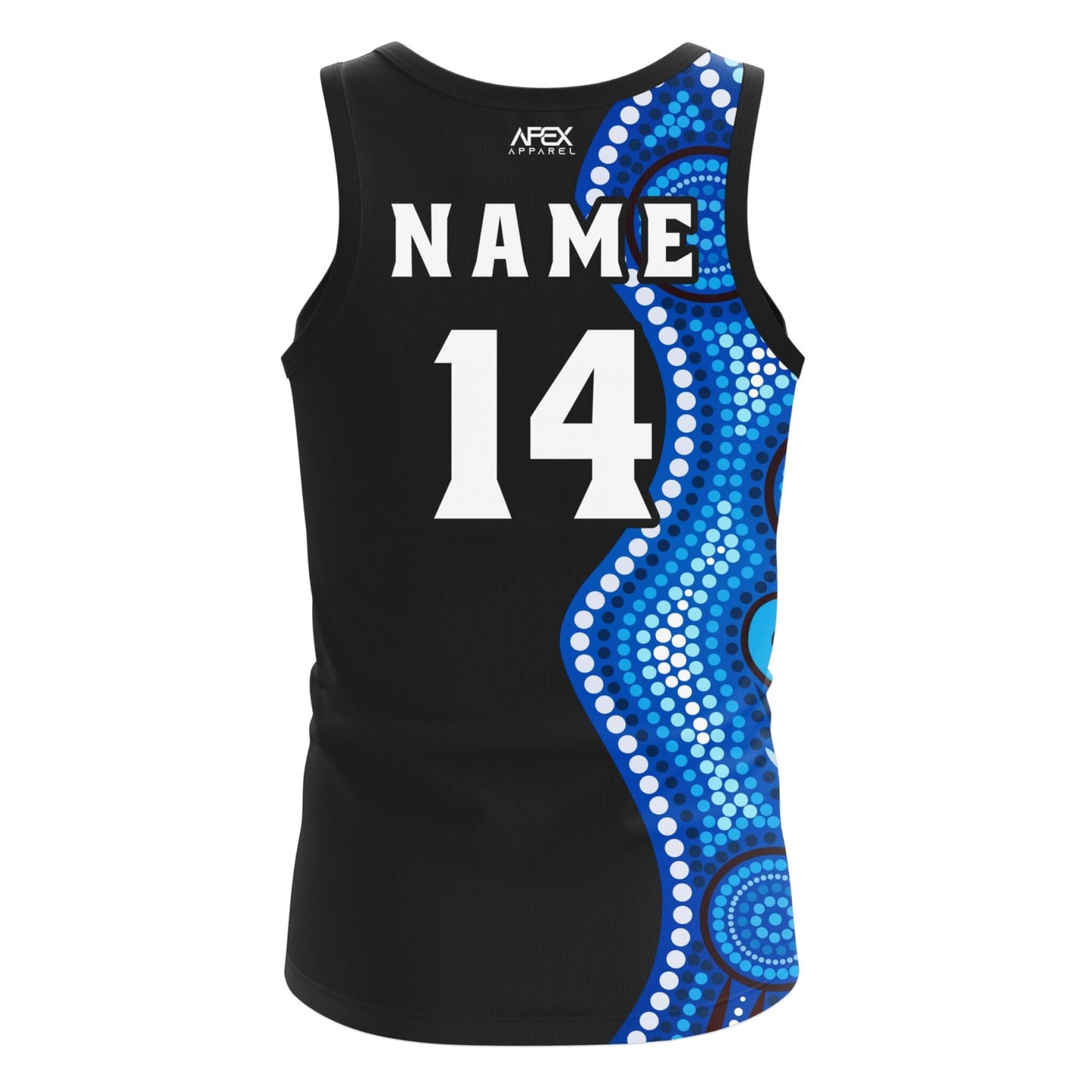 Custom Singlet - Indigenous 010