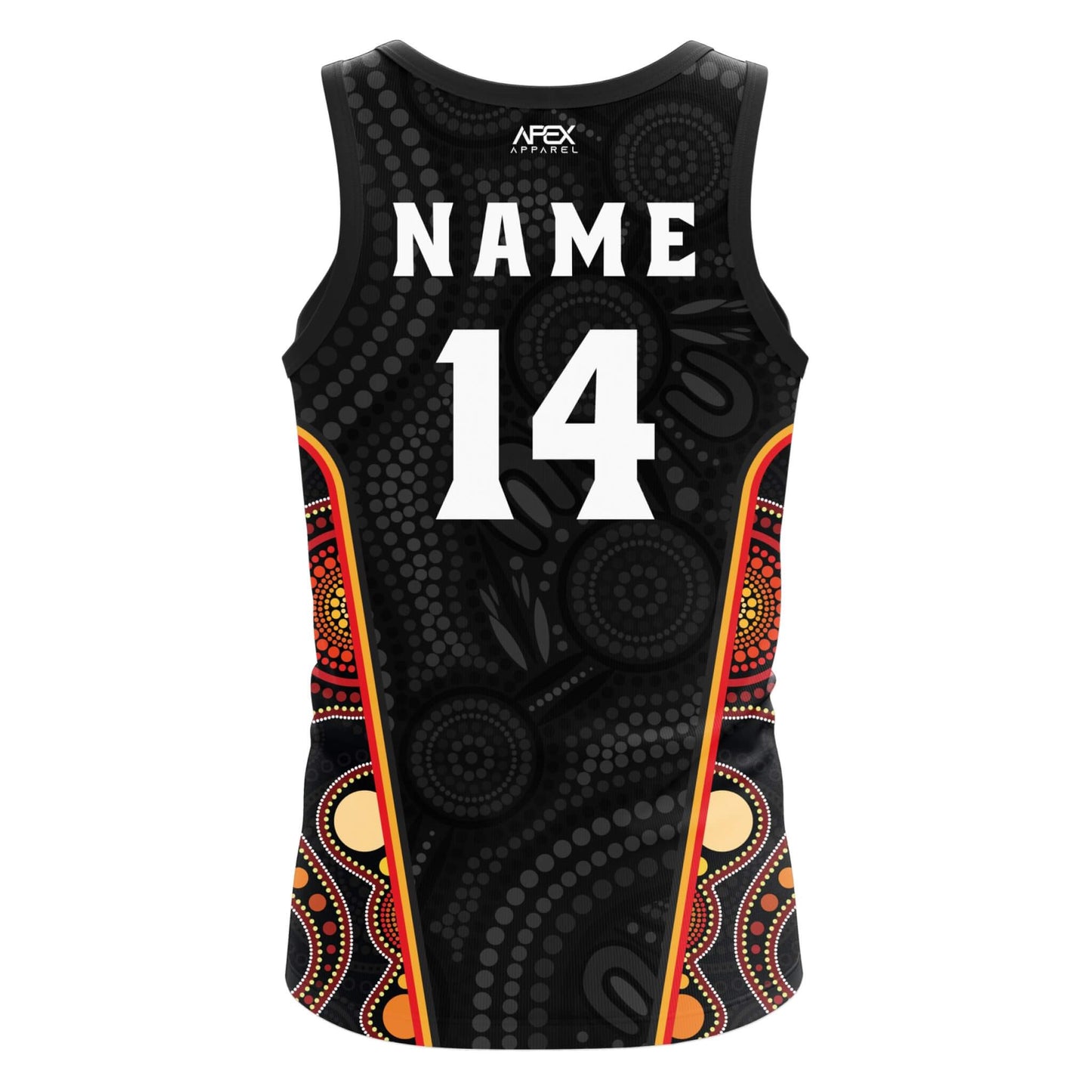 Custom Singlet - Indigenous 011