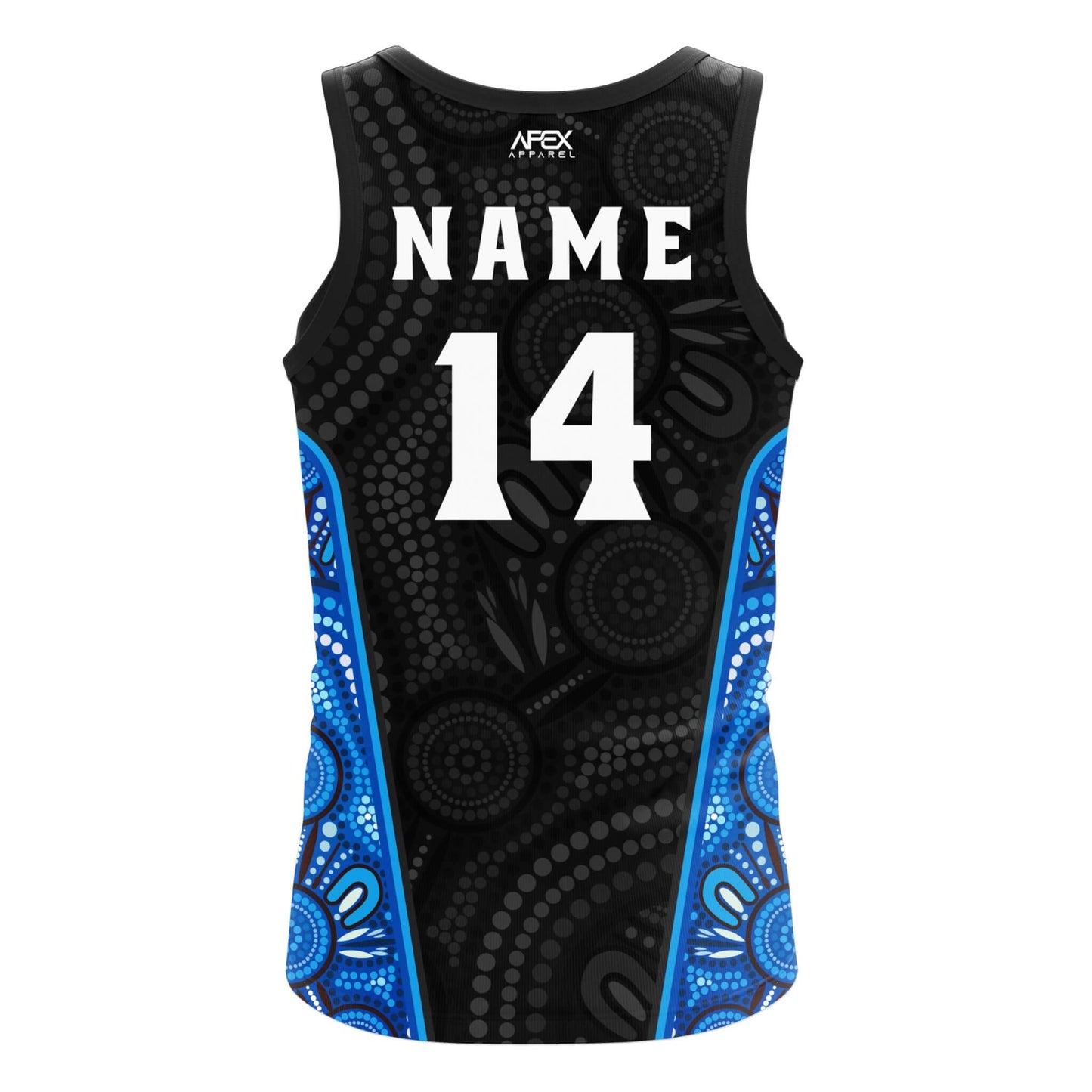 Custom Singlet - Indigenous 012