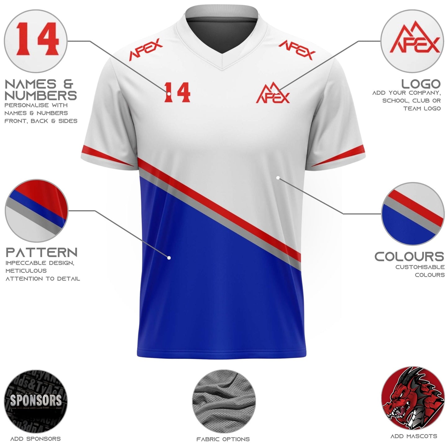 Custom Reversible Soccer Jersey - Motion