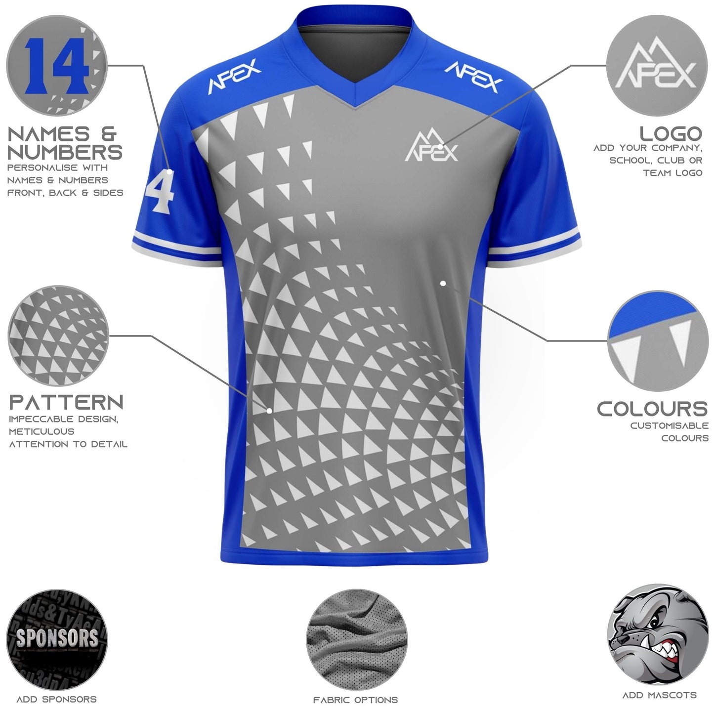 Custom Reversible Soccer Jersey - Striker
