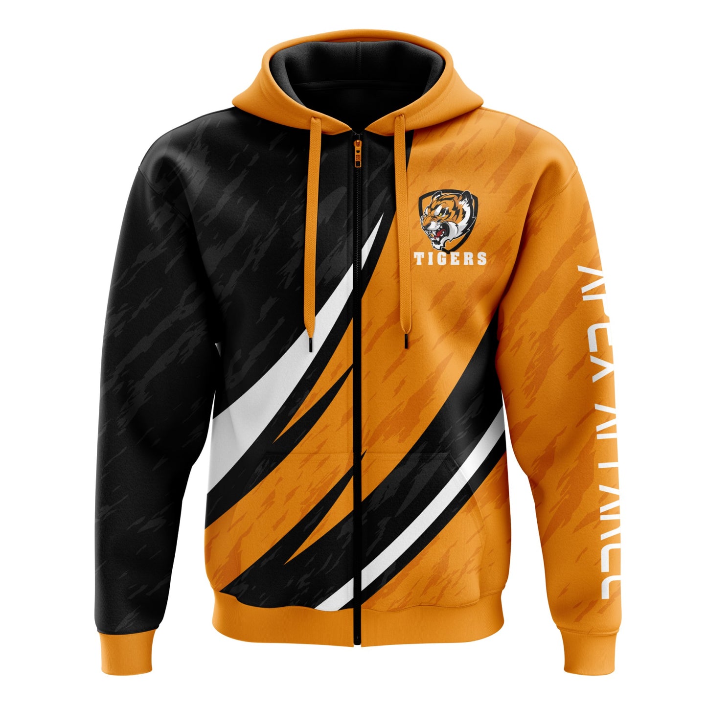 Custom Zip Hoodie - Blaze