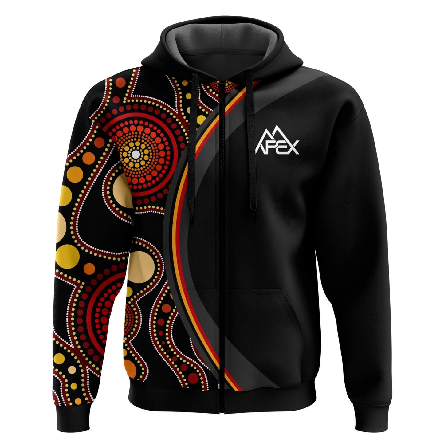 Custom Zip Hoodie - Indigenous 001