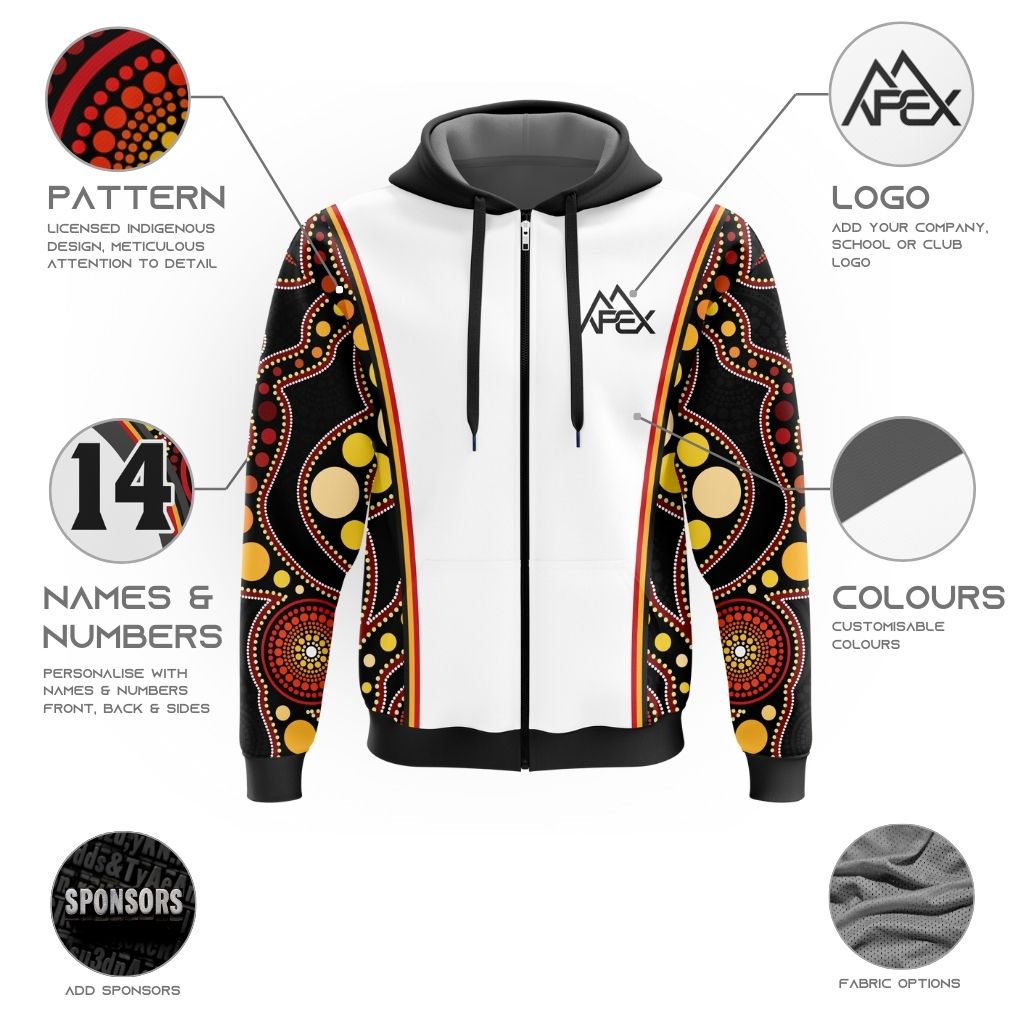 Custom Zip Hoodie - Indigenous 003