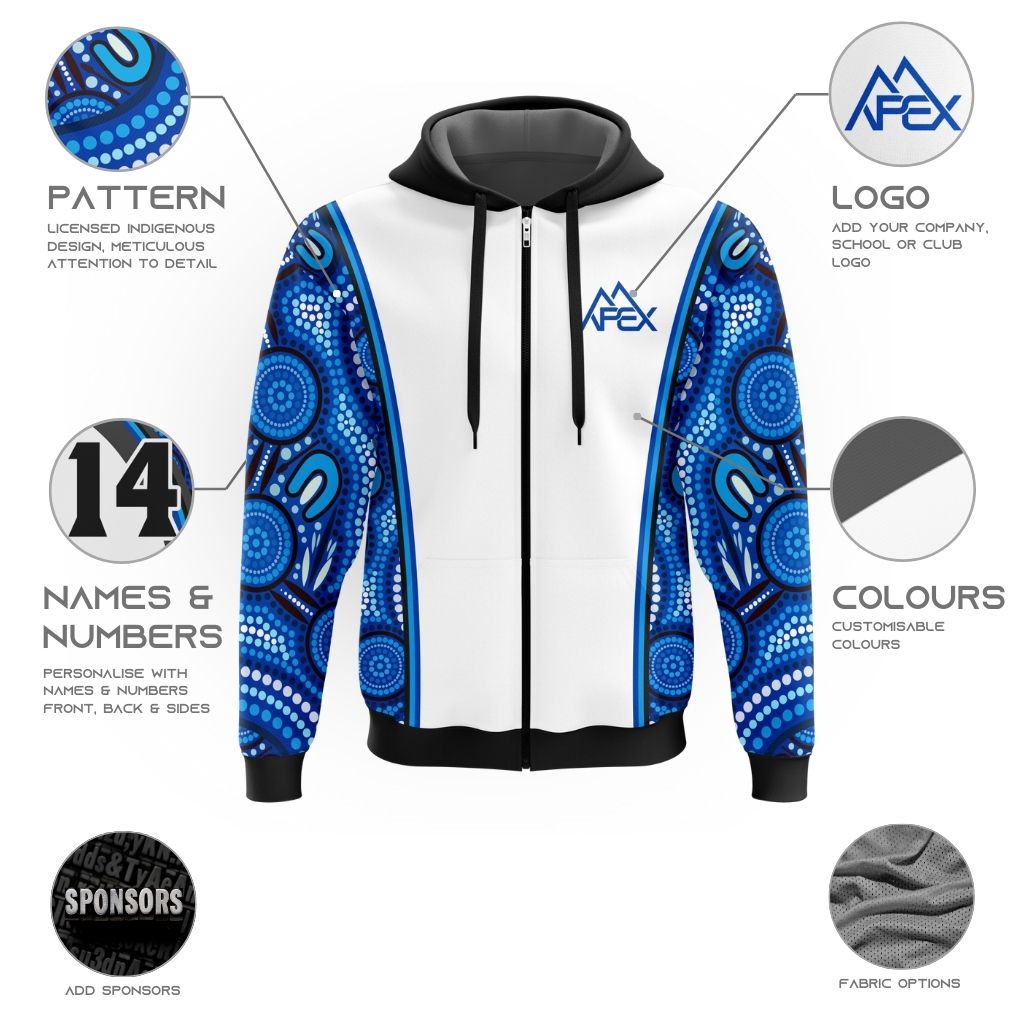 Custom Zip Hoodie - Indigenous 004