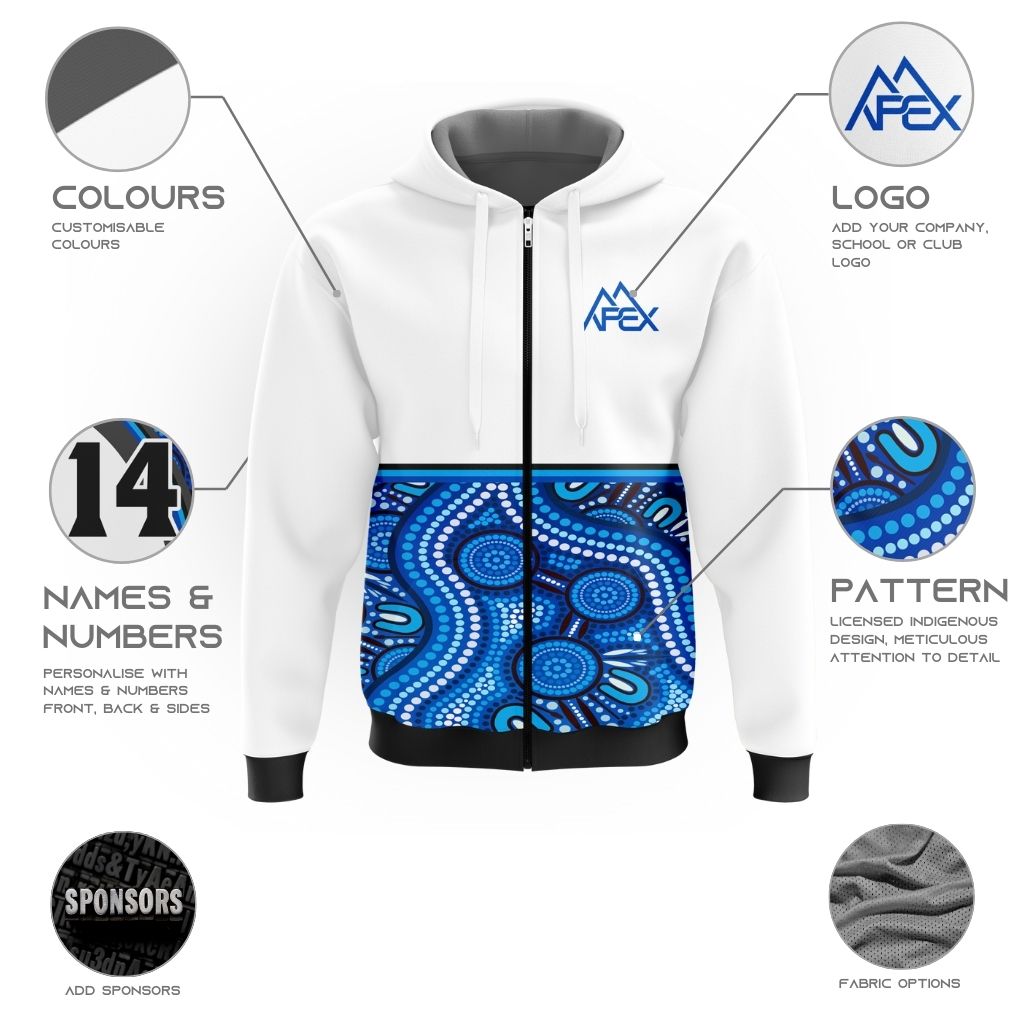 Custom Zip Hoodie - Indigenous 006