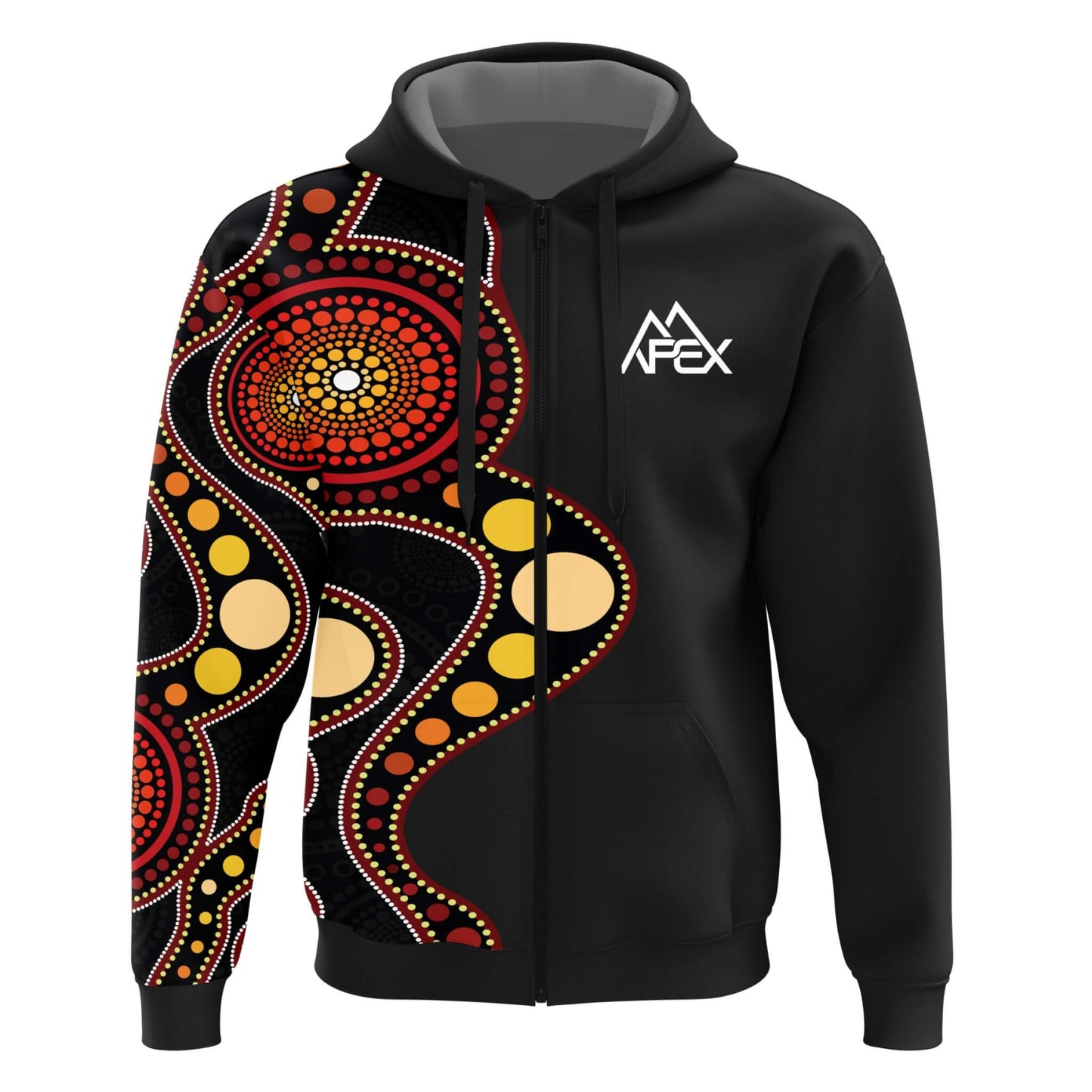 Custom Zip Hoodie - Indigenous 009