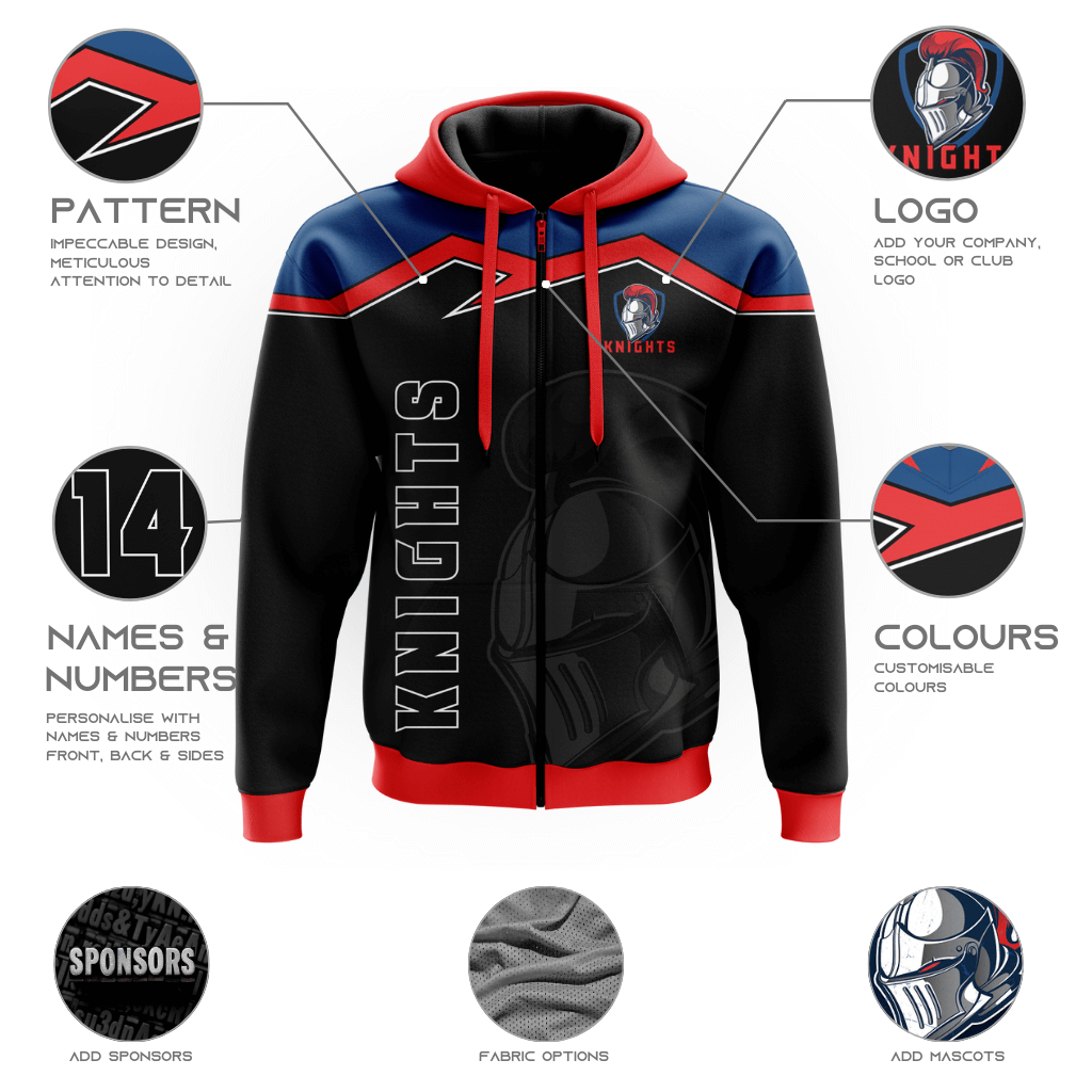 Custom Zip Hoodie - Pulse
