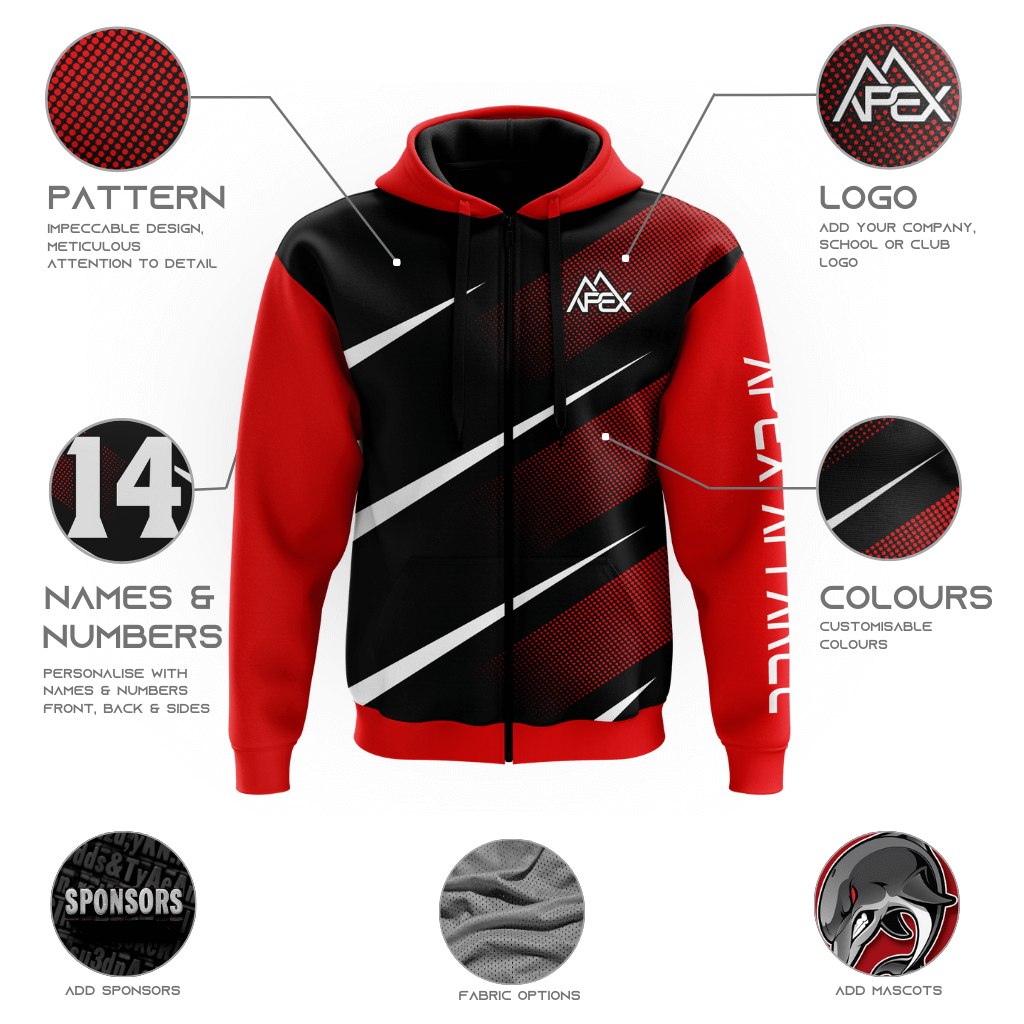 Custom Zip Hoodie - Zephyr